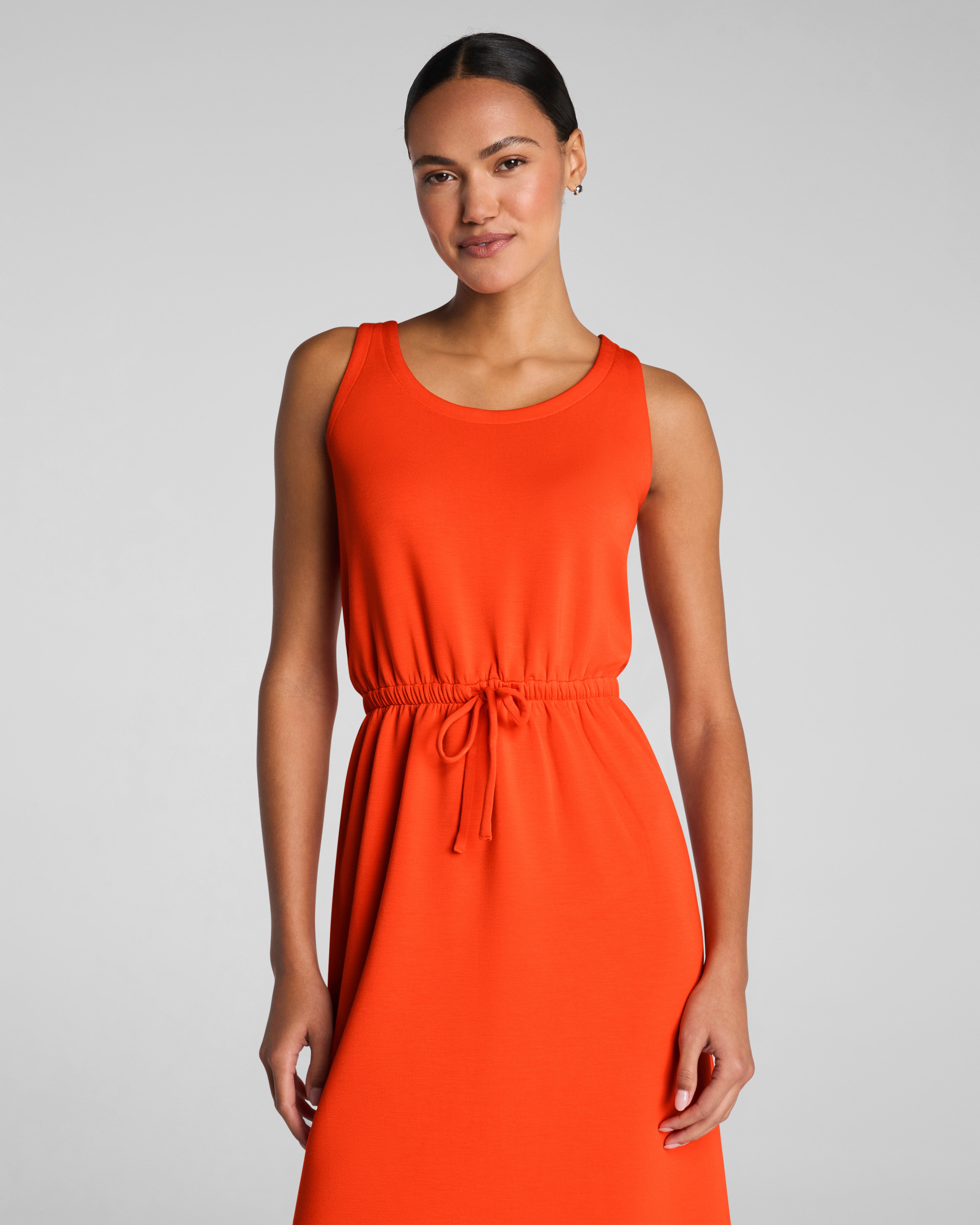 SPANX AirEssentials® Drawstring Maxi Tank Dress | Sunset Coral