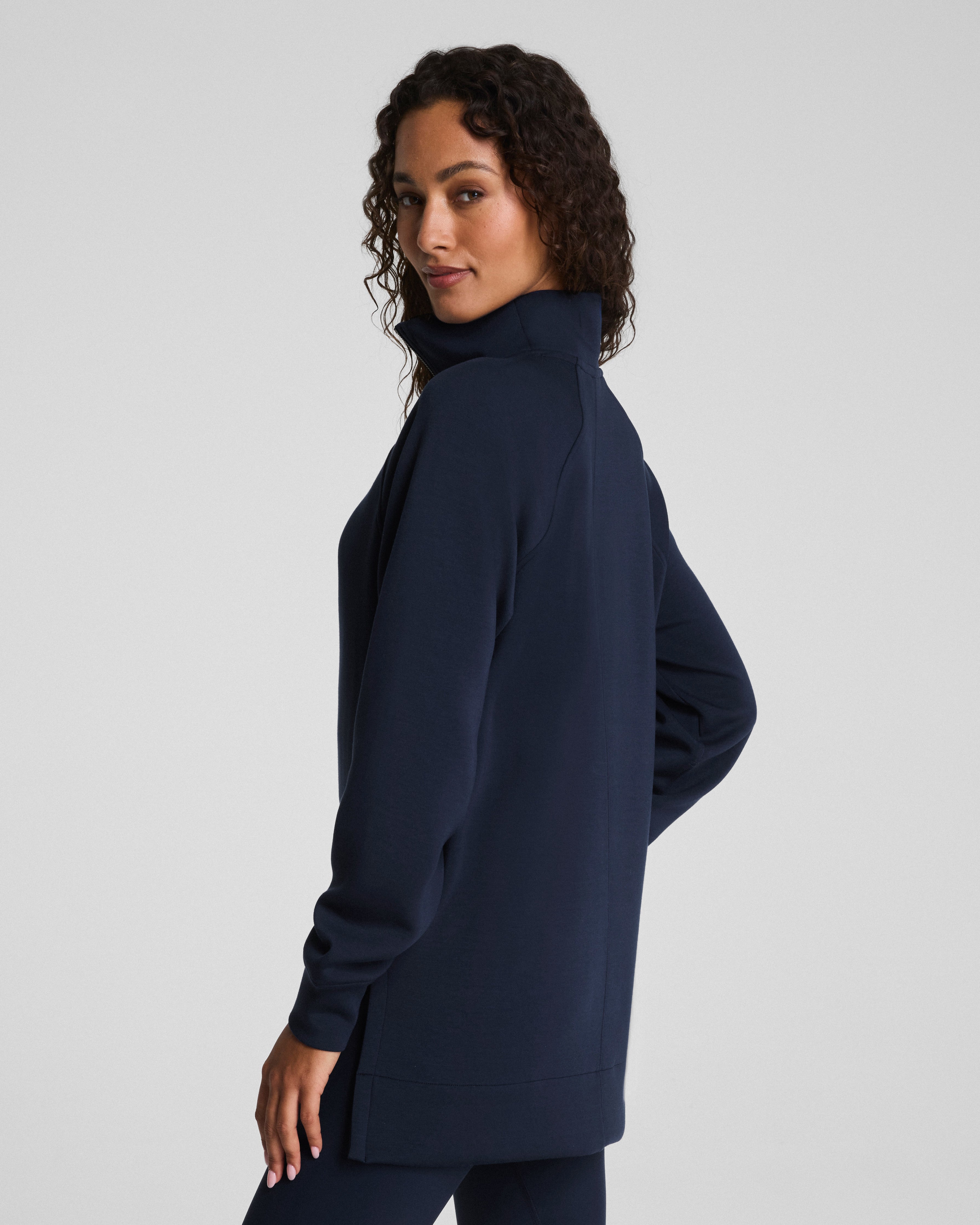 SPANX AirEssentials® Half Zip Tunic | Timeless Navy