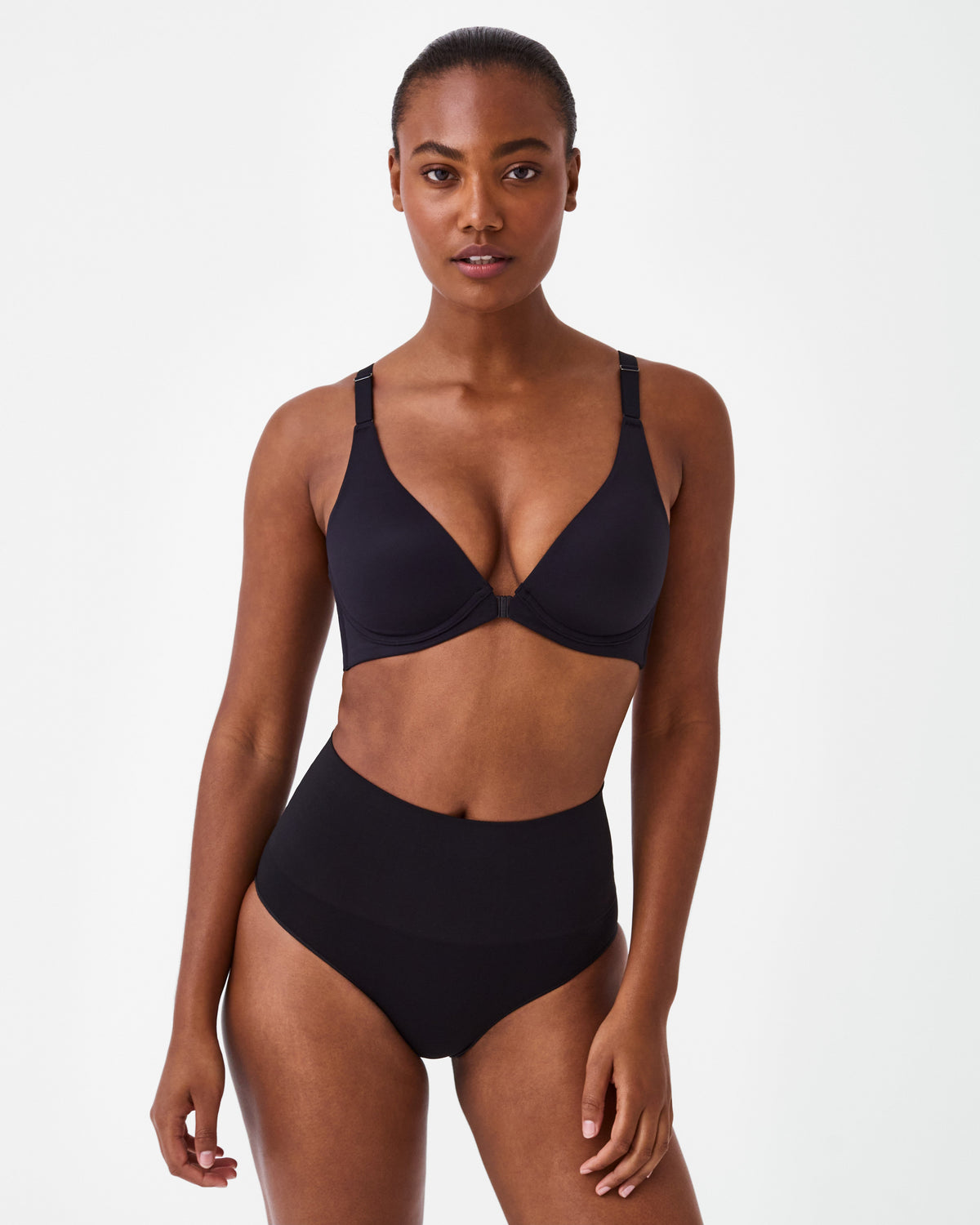 SPANXsmooth™ Bra-llelujah!® Adjustable Plunge Wireless Lift Bra | Very Black