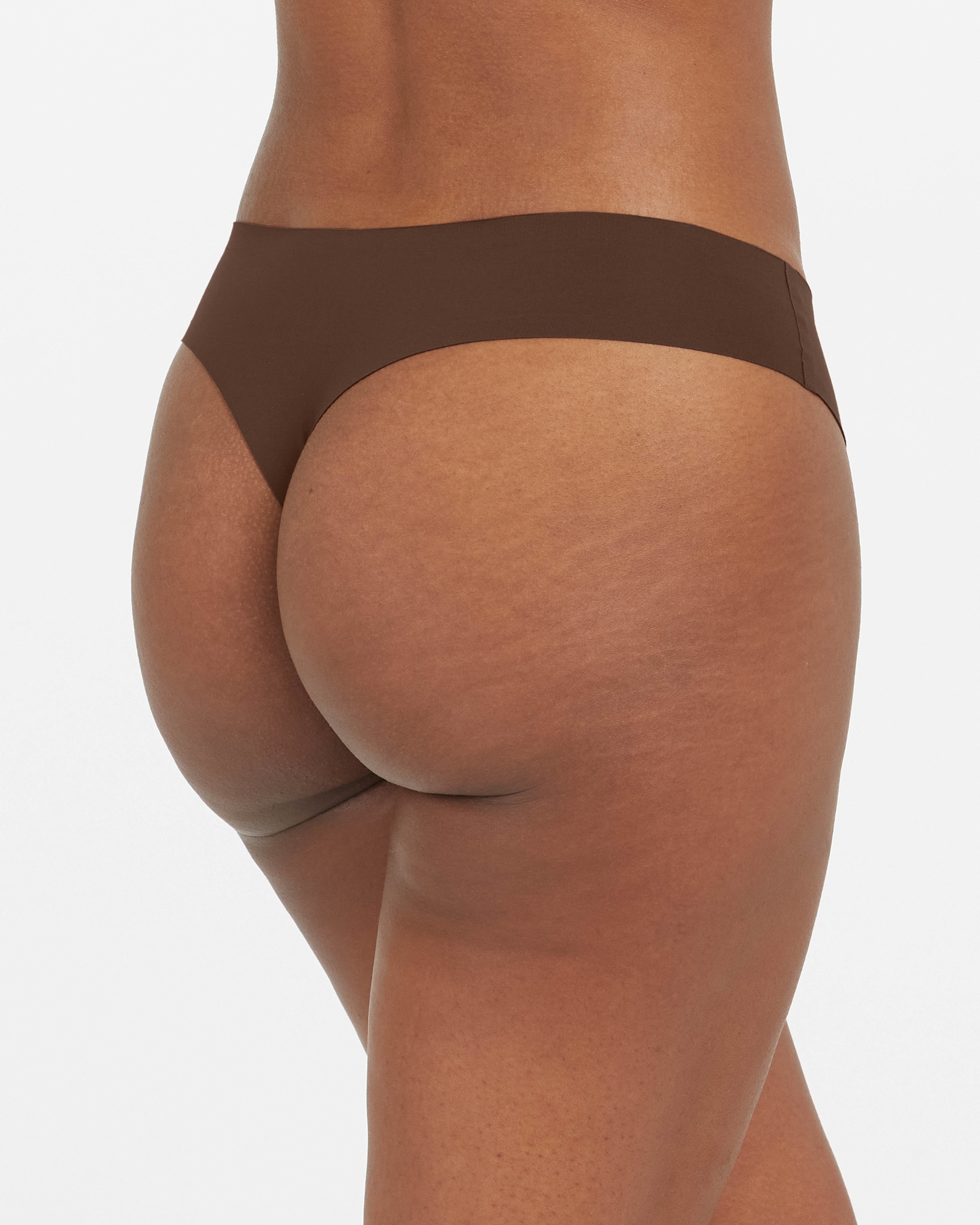 SPANXsmooth™ Fit-To-You Thong 3-Pack Box  Chestnut Brown