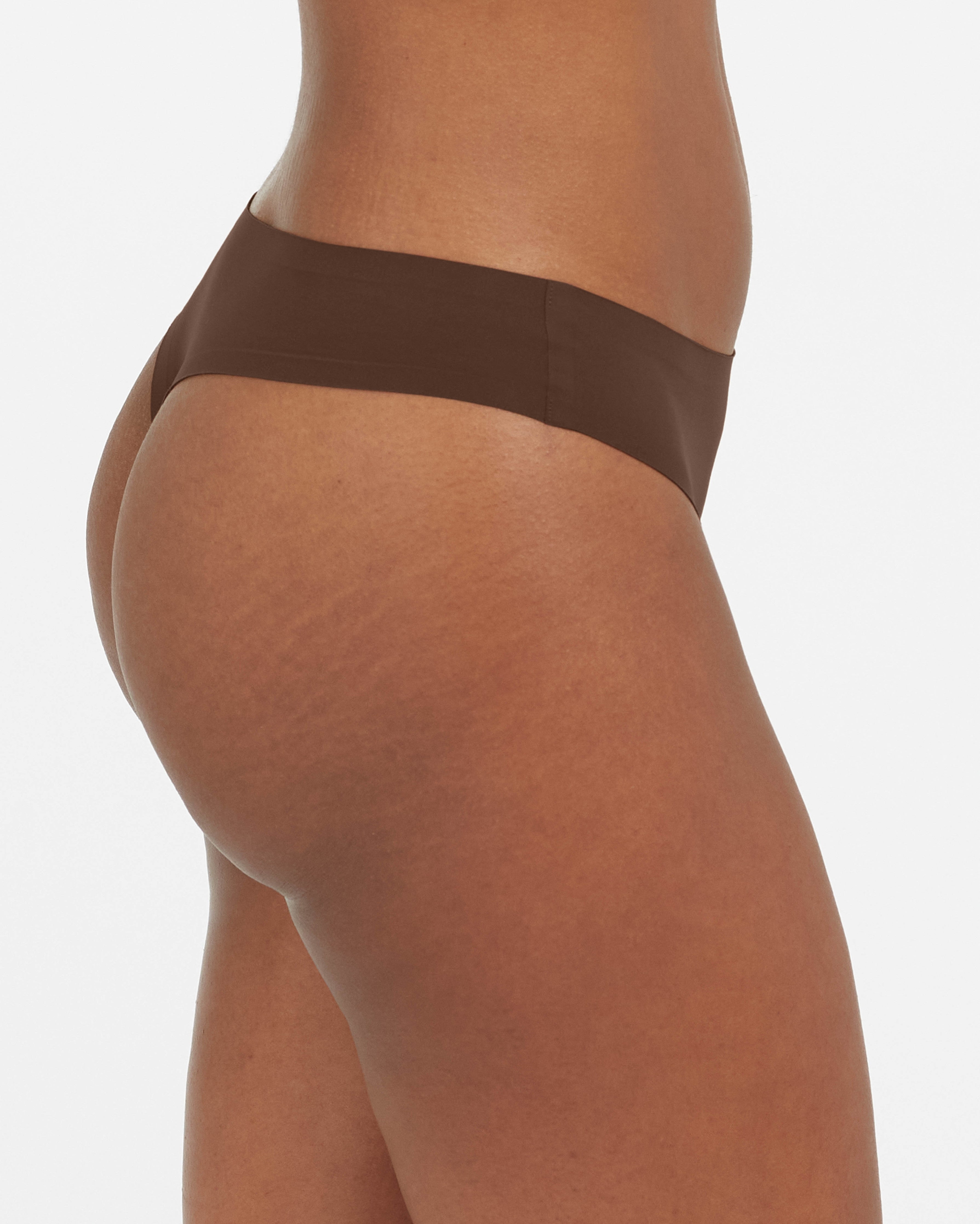 SPANXsmooth™ Fit-To-You Thong 3-Pack Box  Chestnut Brown
