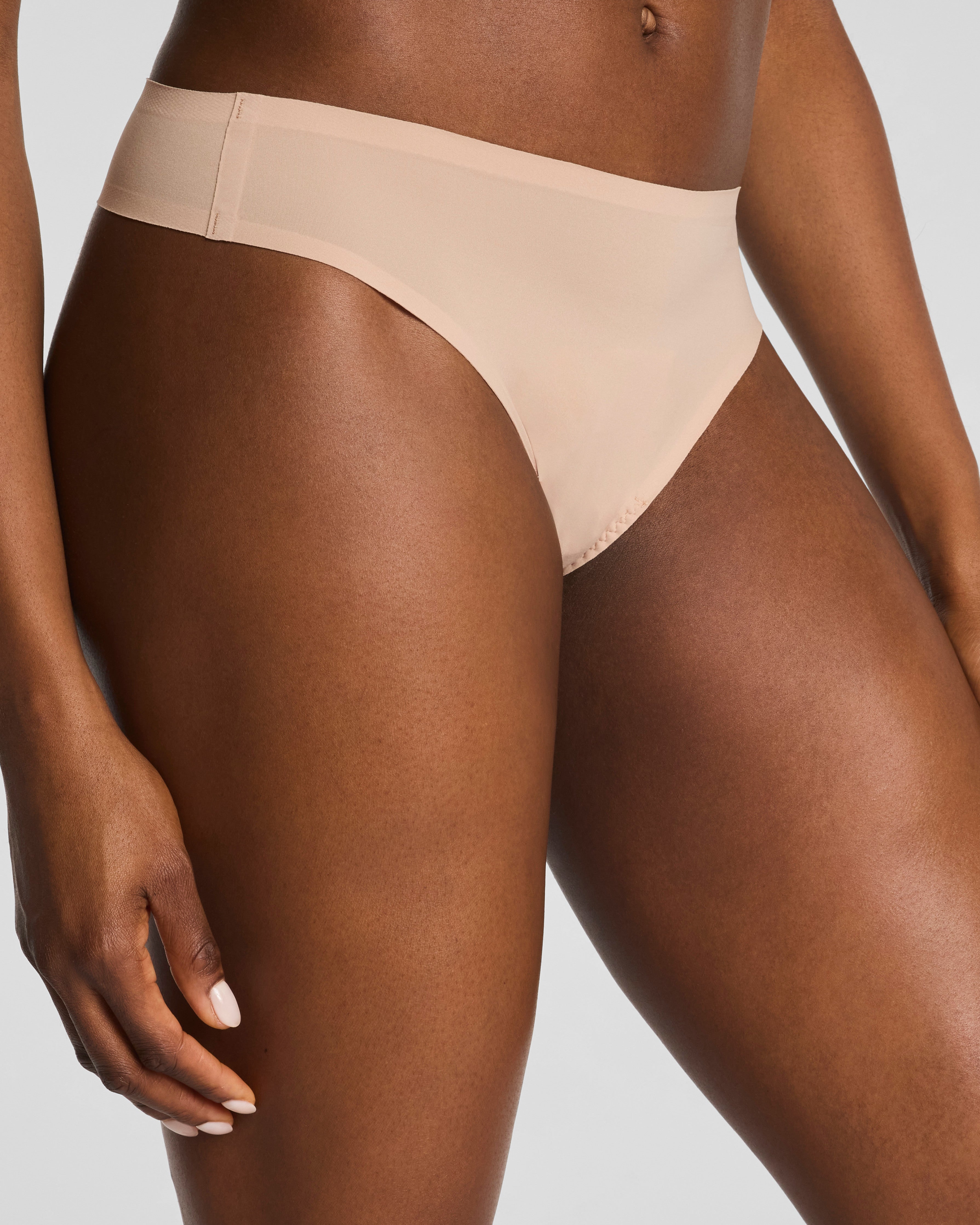SPANXsmooth™ Fit-To-You Thong 3-Pack Box | Summit/Powder/Frappe