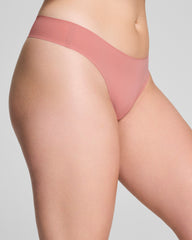 SPANXsmooth™ Fit-To-You Thong 3-Pack Box  Rose Quartz/Spanx Red/Blackberry