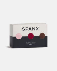 SPANXsmooth™ Fit-To-You Thong 3-Pack Box  Fleur/Red Merlot/Espresso