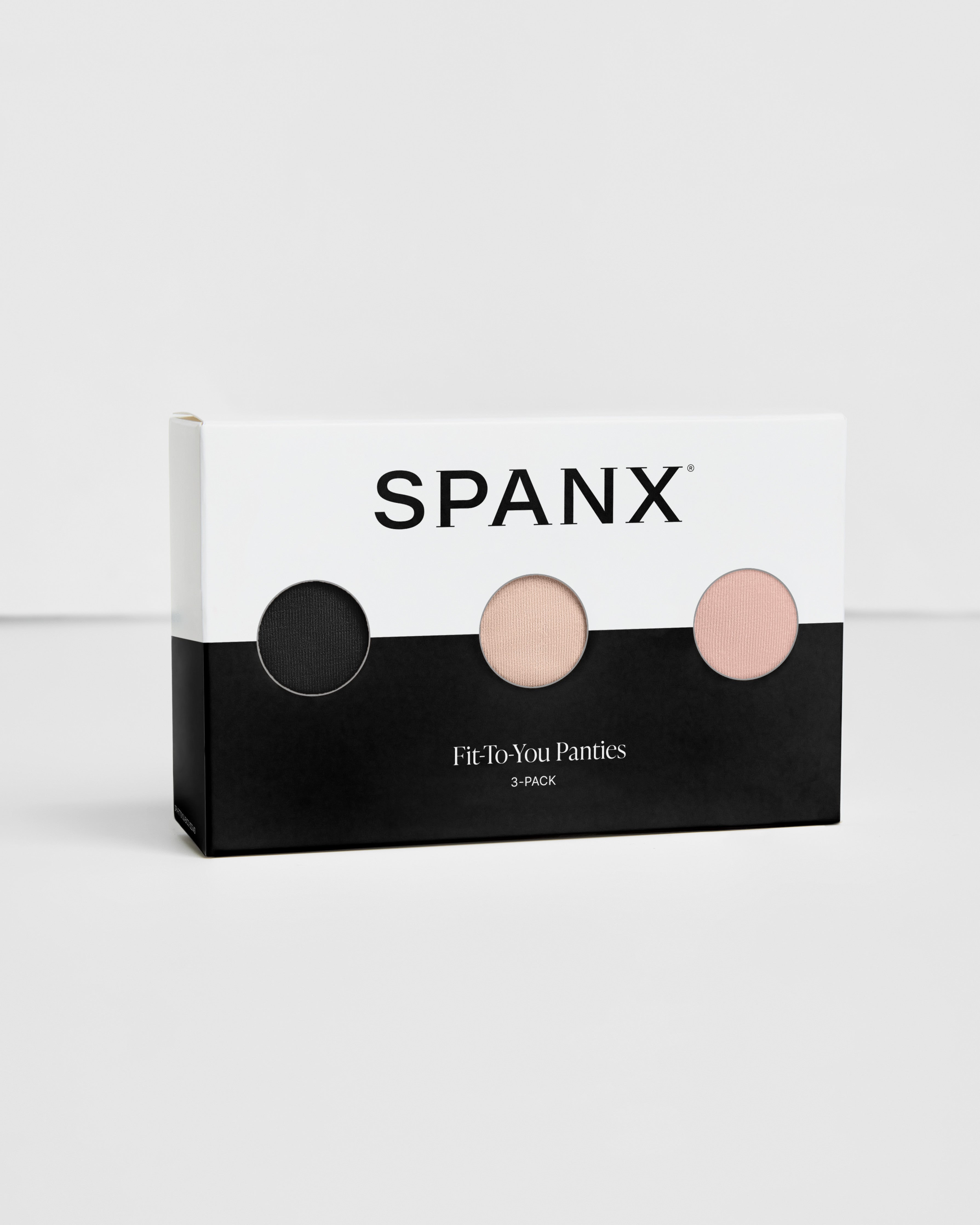 SPANXsmooth™ Fit-To-You Brief 3-Pack Box | Very Black/Naked 2.0/Vintage Rose