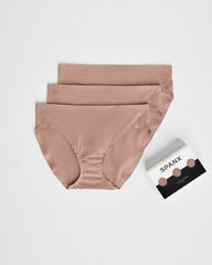 SPANXsmooth™ Fit-To-You Bikini 3-Pack Box | Cafe Au Lait
