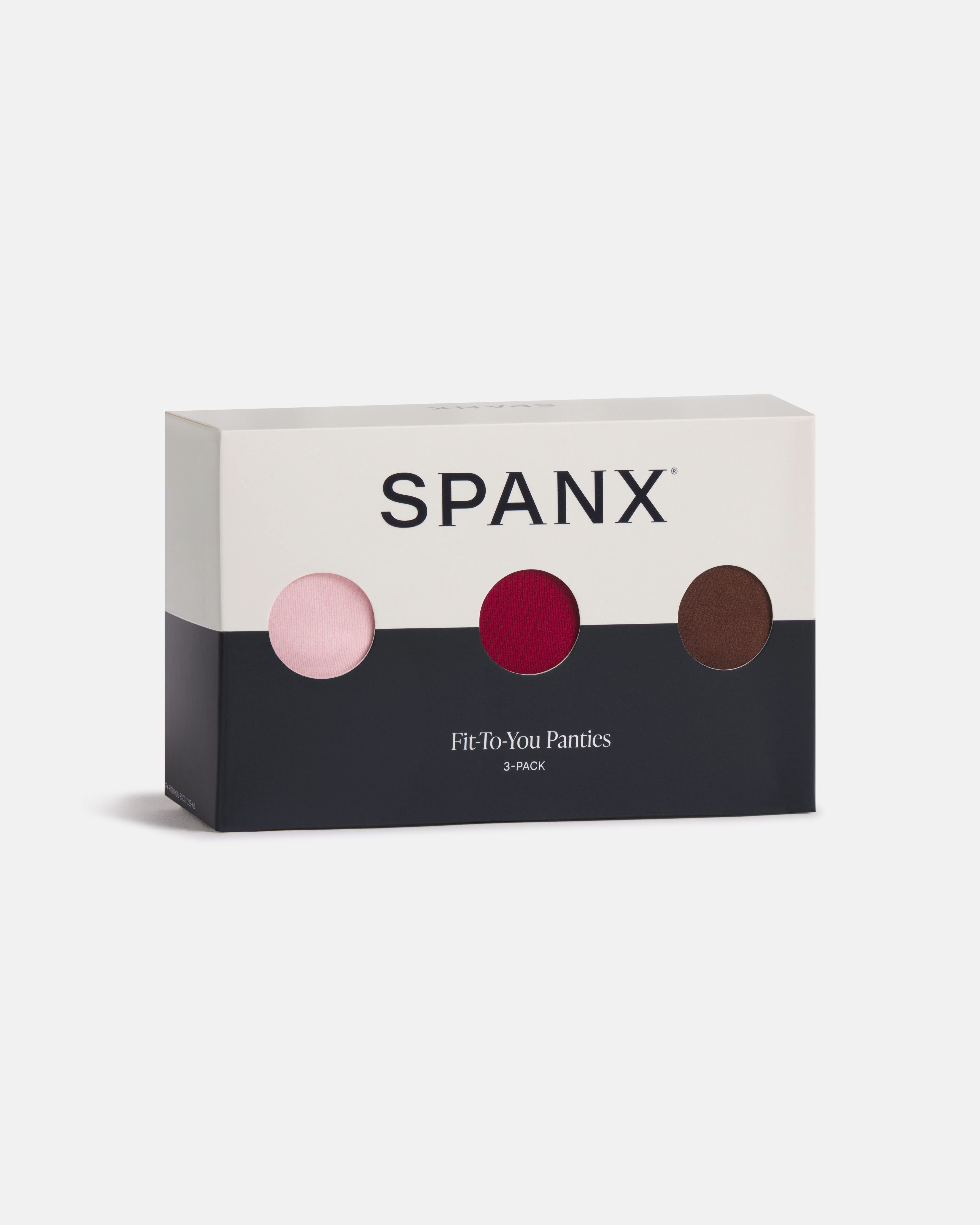 SPANXsmooth™ Fit-To-You Bikini 3-Pack Box  Fleur/Red Merlot/Espresso