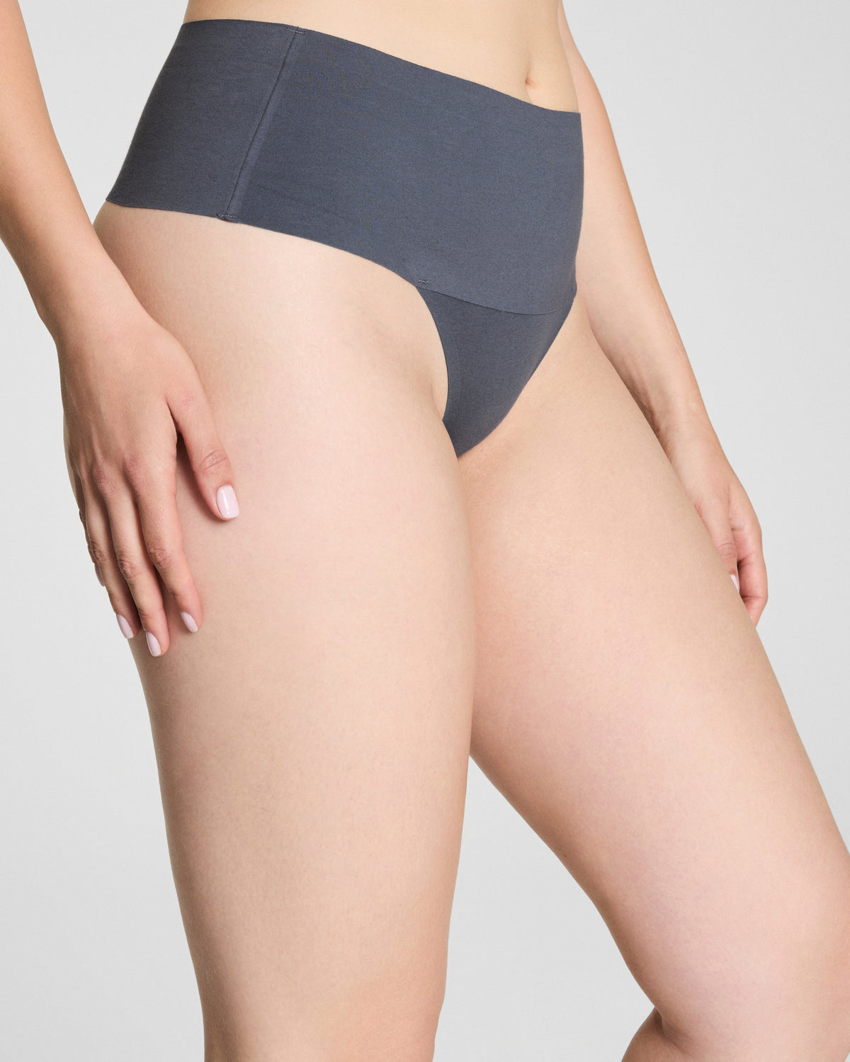 SPANXsupersmooth™ Undie-tectable® Supima® Cotton Thong  Earth Stone