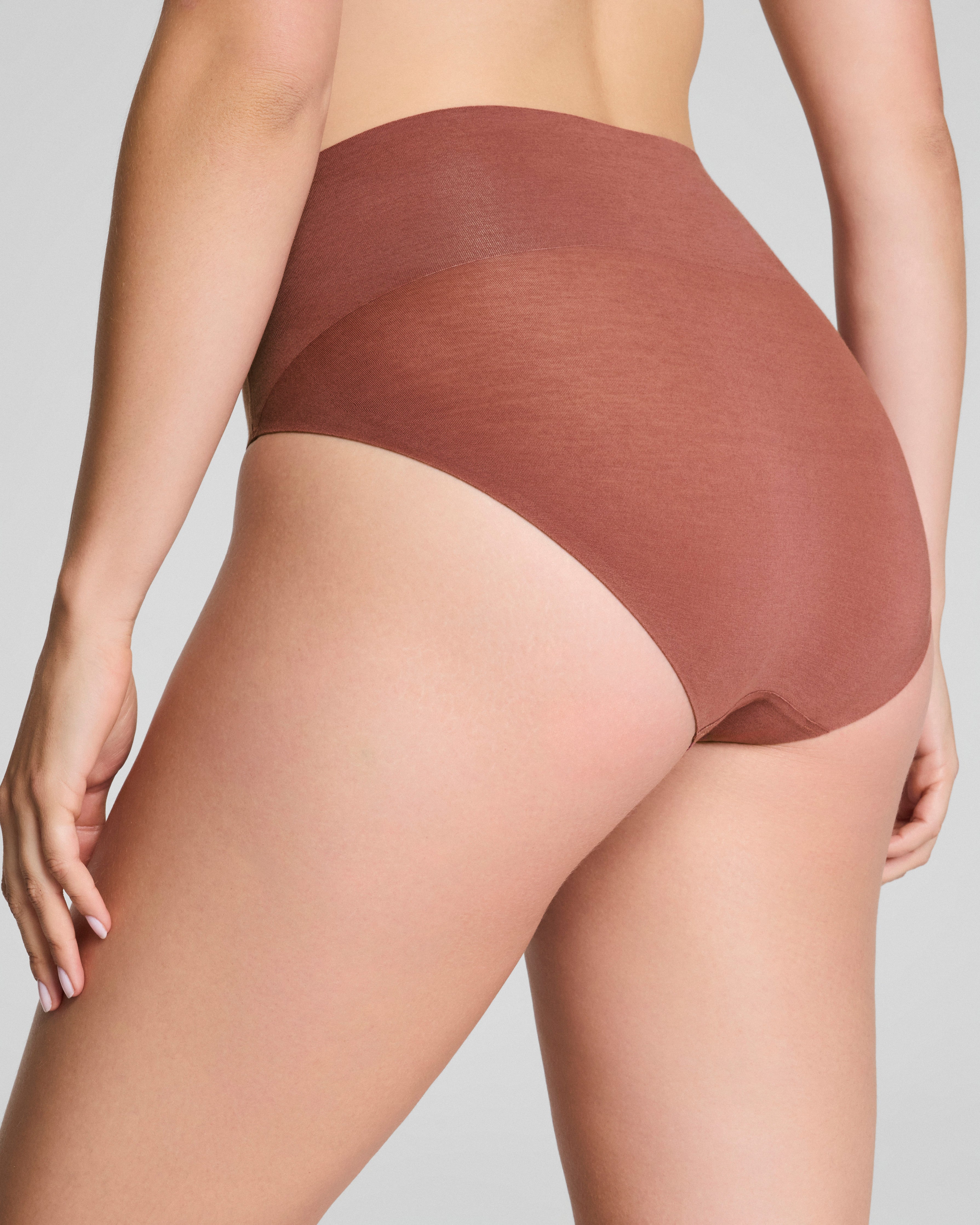 SPANXsupersmooth™ Undie-tectable® Supima® Cotton Hi-Leg Brief  Rose Smoke