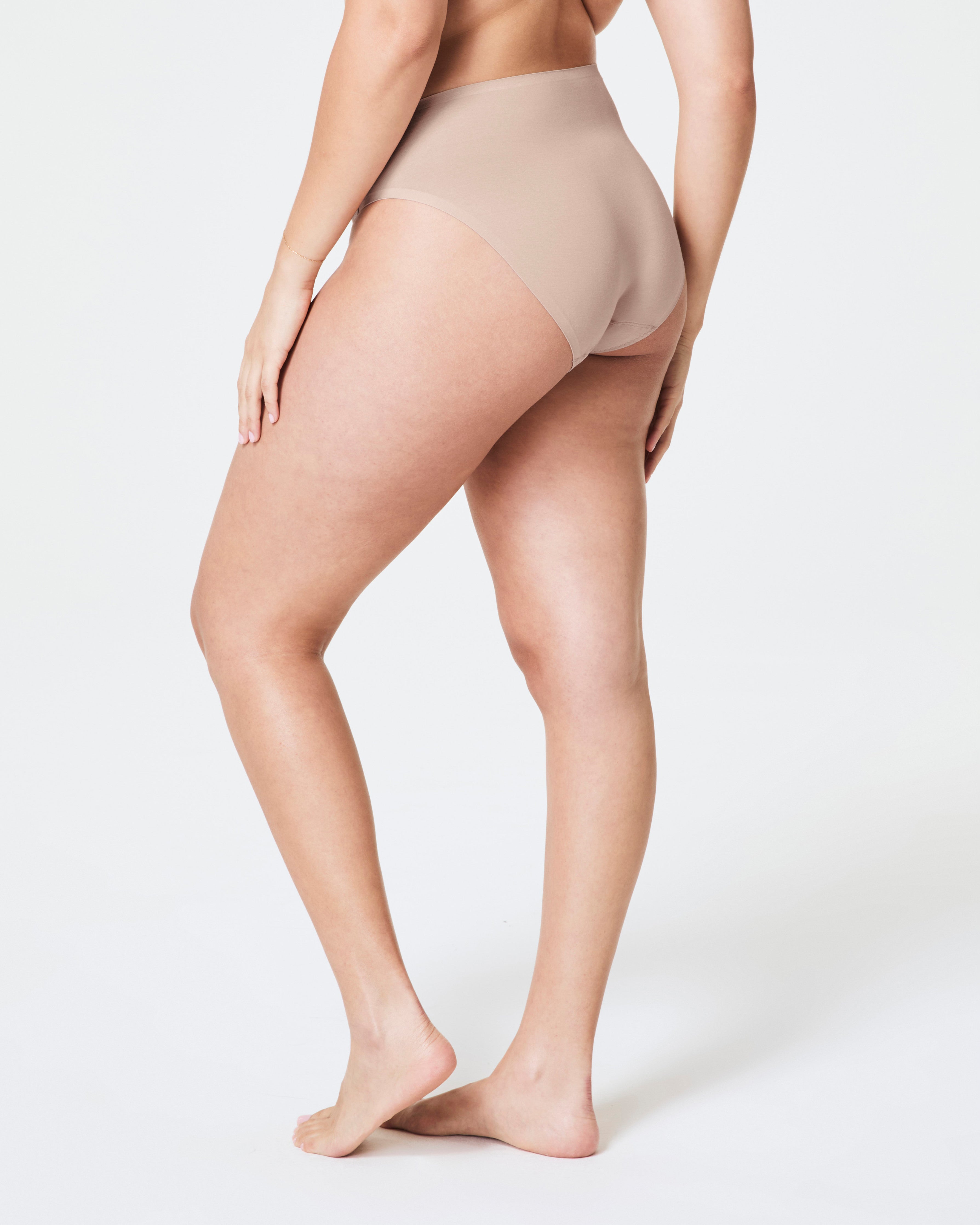 SPANXsmooth™ Fit-To-You Modal Hi-Leg Brief 3-Pack Box  Champagne Beige