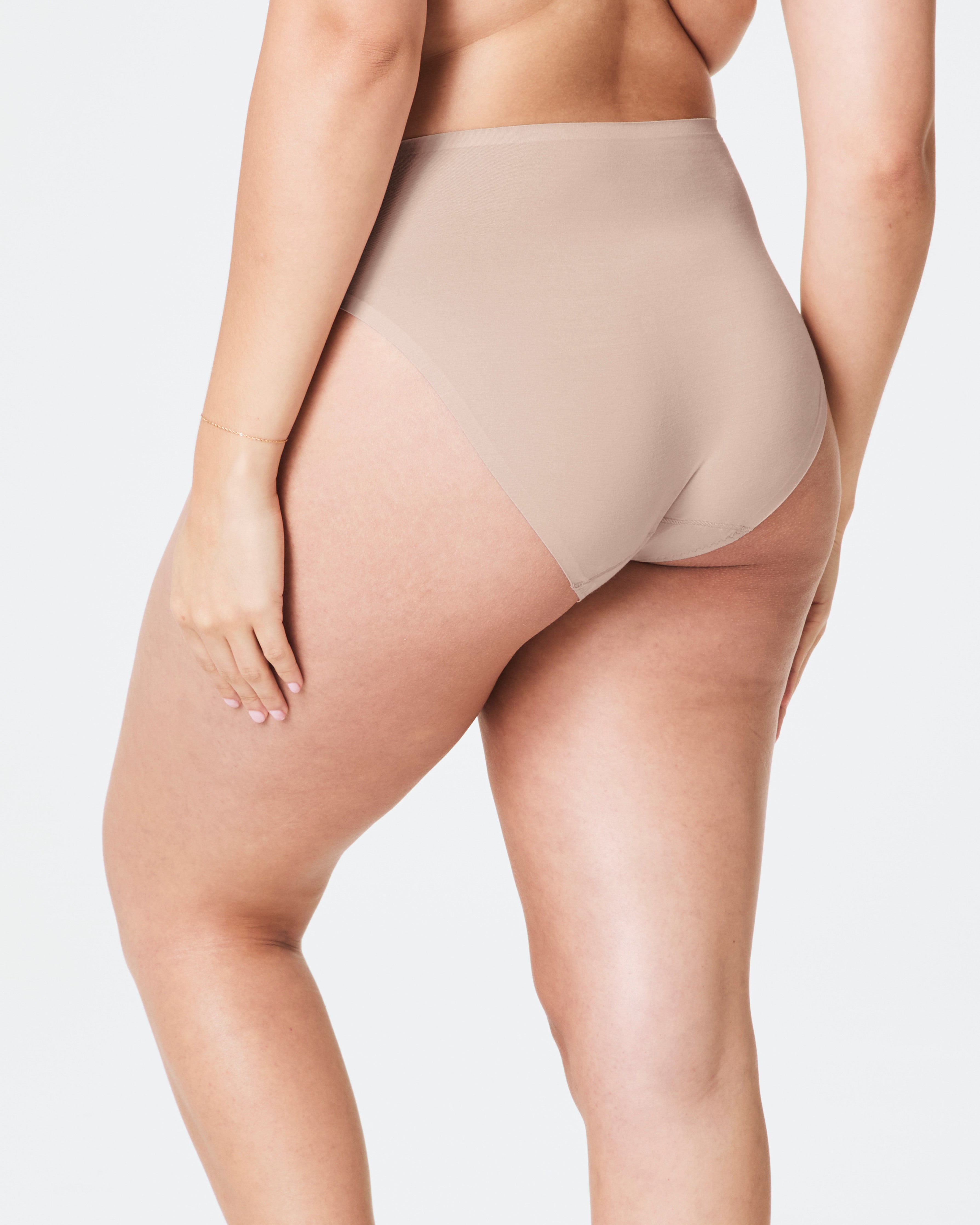 SPANXsmooth™ Fit-To-You Modal Hi-Leg Brief 3-Pack Box  Champagne Beige