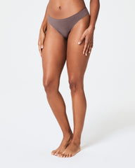 SPANXsmooth™ Fit-To-You Modal Thong 3-Pack Box  Smoke