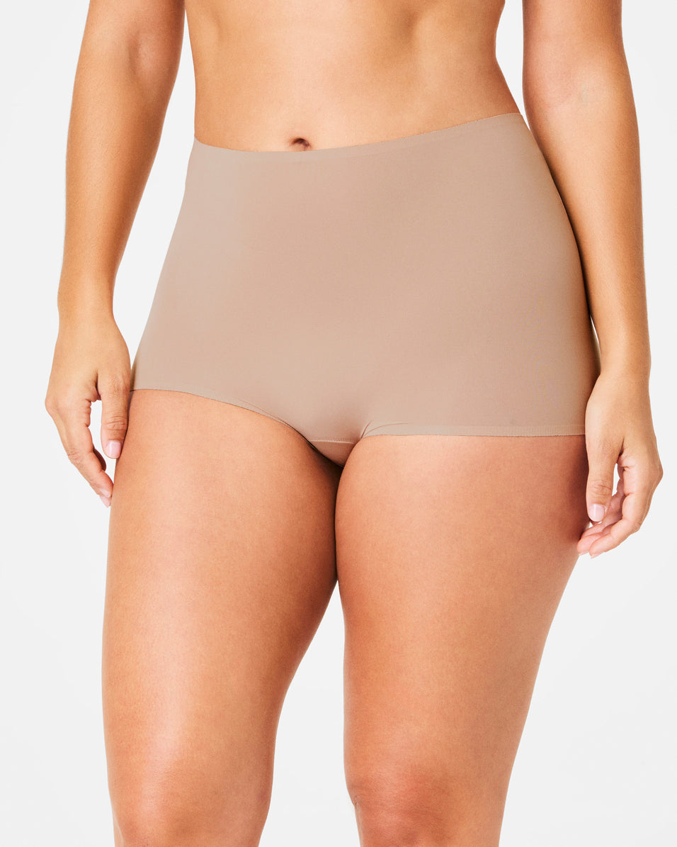 SPANXsmooth™ Fit-To-You Boyshort 3-Pack Box | Toasted Oatmeal