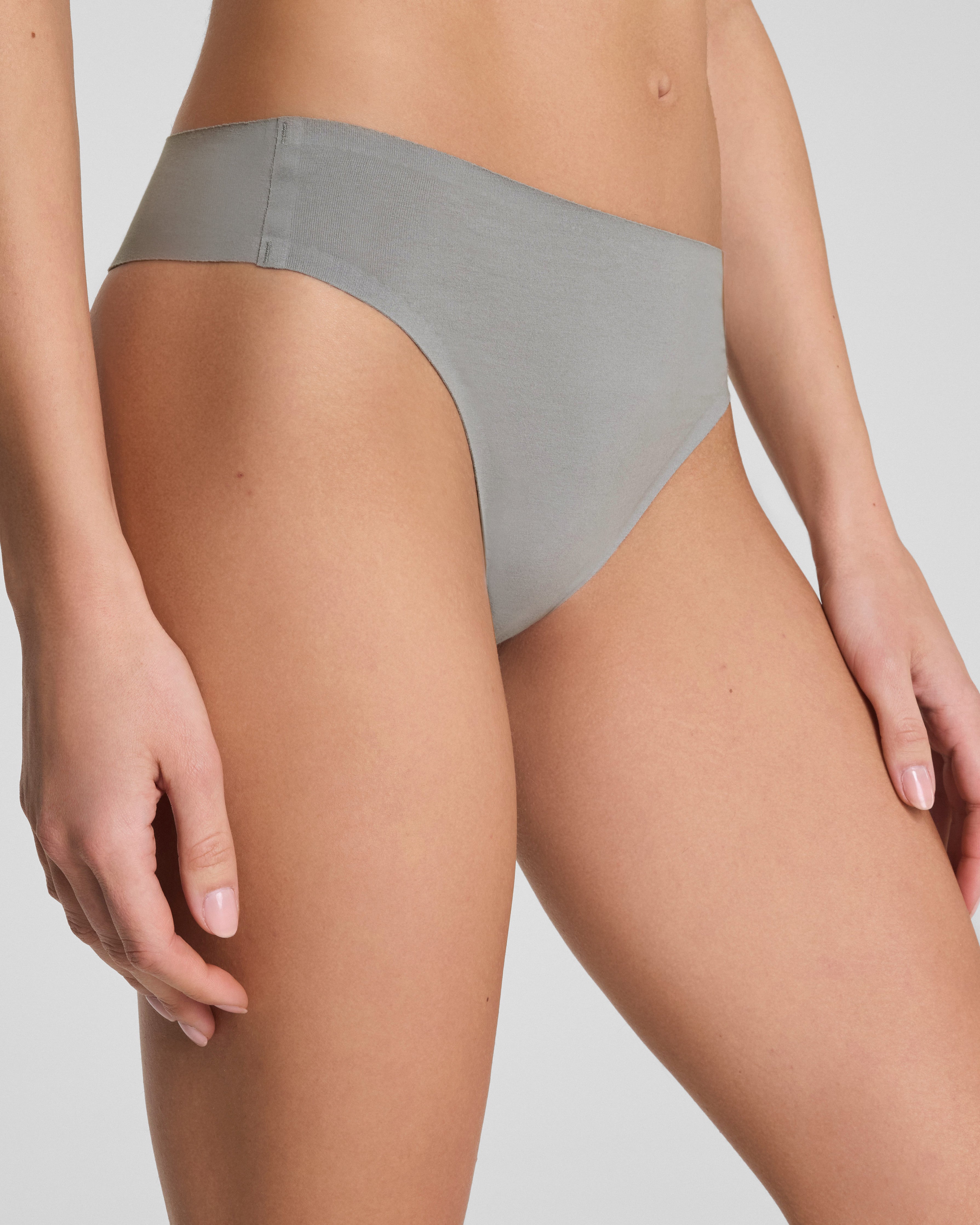 SPANXsmooth™ Fit-To-You Supima® Cotton Thong 3-Pack Box | Aster/Rosebud/Basalt