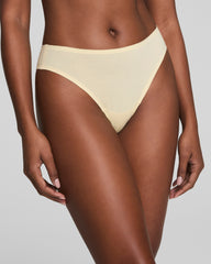 SPANXsmooth™ Fit-To-You Supima® Cotton Thong 3-Pack  Pink Blossom/Daffodil/Petunia