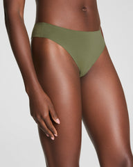SPANXsmooth™ Fit-To-You Supima® Cotton Thong 3-Pack Box  Olive Leaf/Walnut/Earth Stone