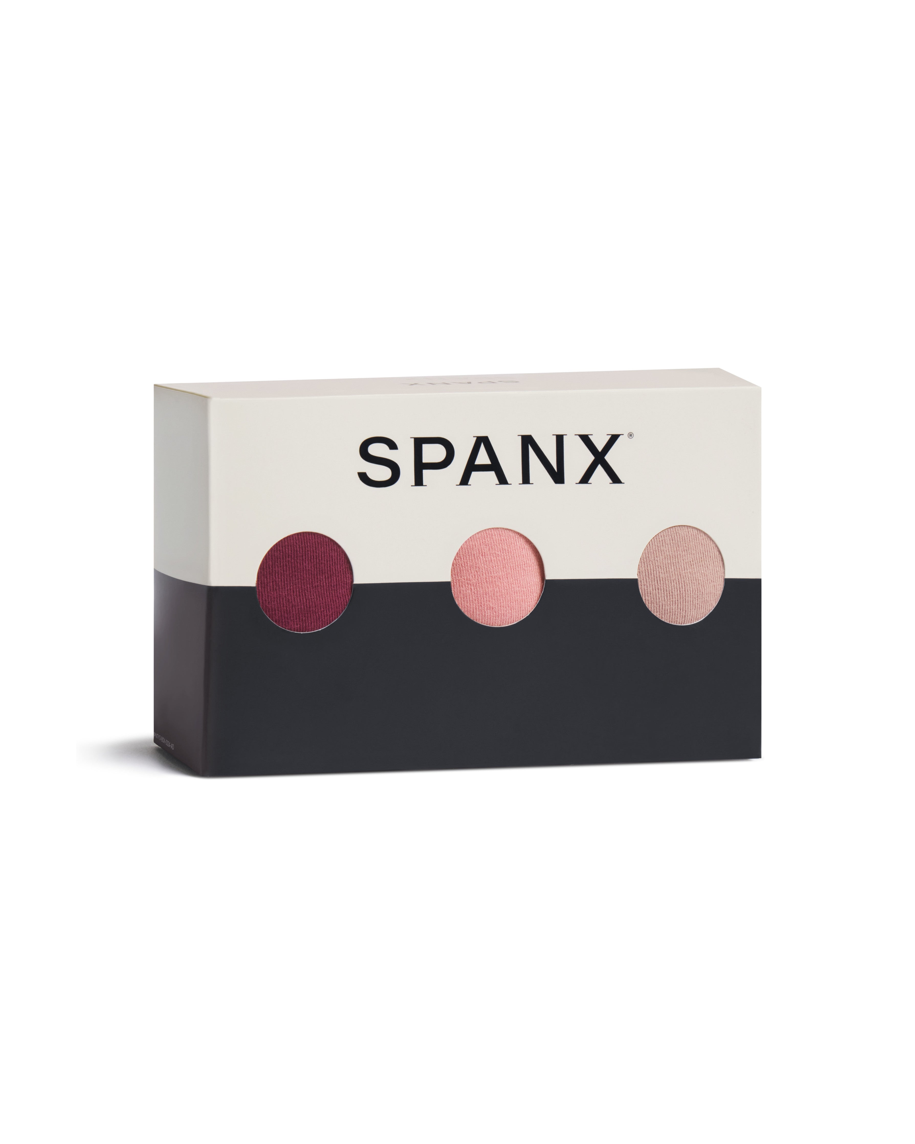 SPANXsmooth™ Fit-To-You Supima® Cotton Thong 3-Pack Box  Plum Berry/Rose Quartz/Cafe Au Lait