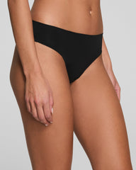 SPANXsmooth™ Fit-To-You Supima® Cotton Thong 3-Pack | Very Black