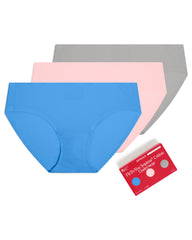 SPANXsmooth™ Fit-To-You Supima® Cotton Bikini 3-Pack | Aster/Rosebud/Basalt