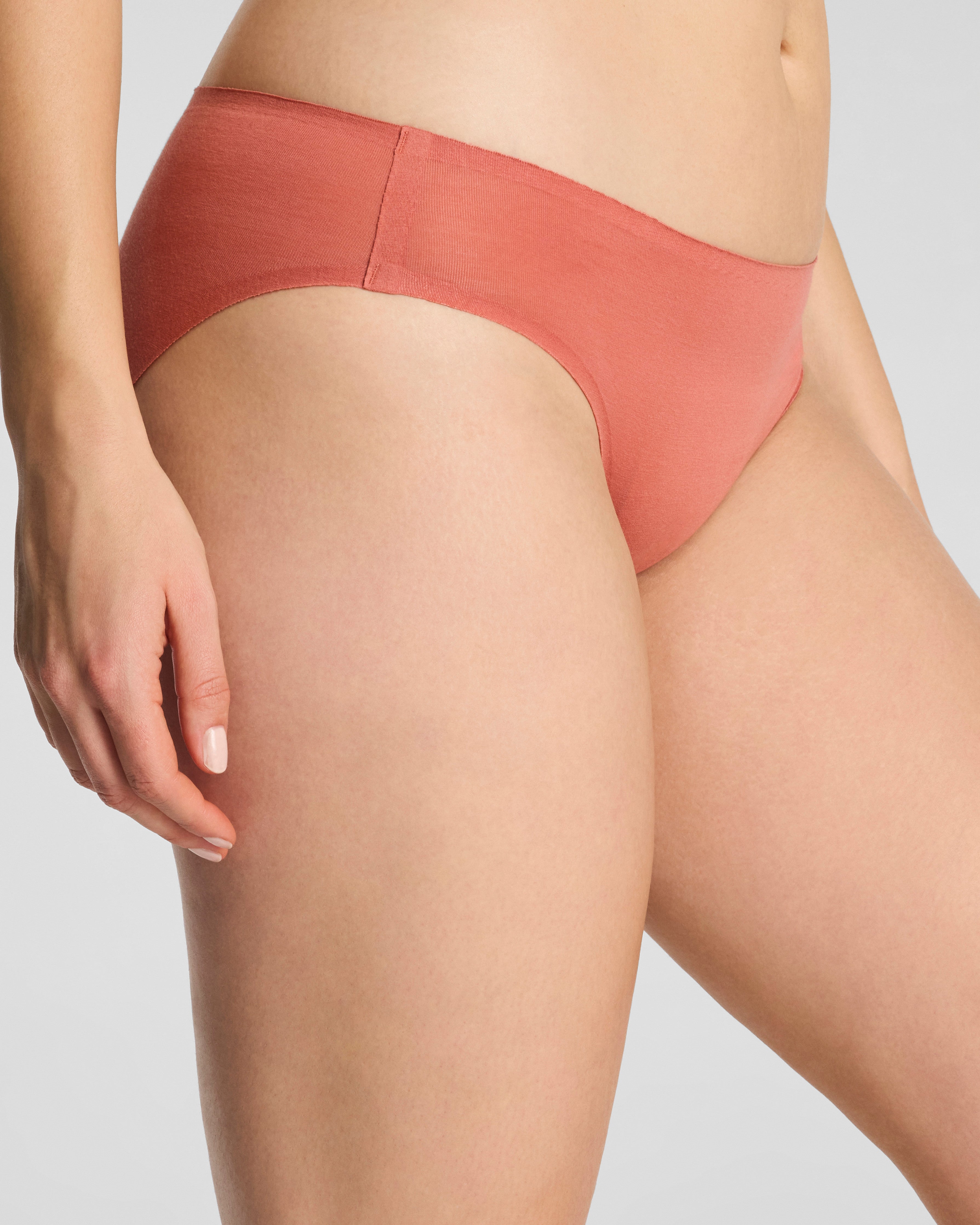 SPANXsmooth™ Fit-To-You Supima® Cotton Bikini 3-Pack | Summit/Clay/Timeless Navy