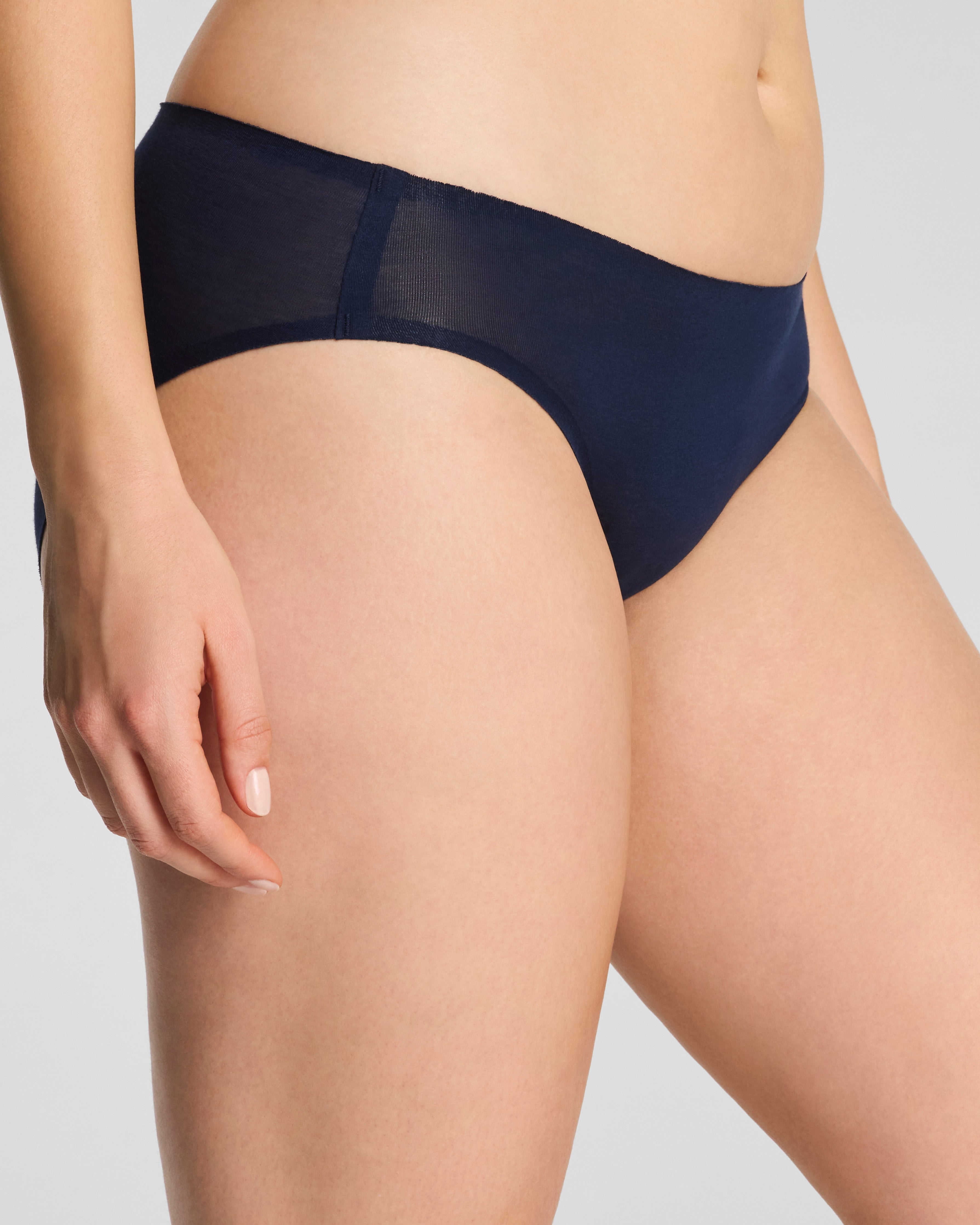 SPANXsmooth™ Fit-To-You Supima® Cotton Bikini 3-Pack | Summit/Clay/Timeless Navy
