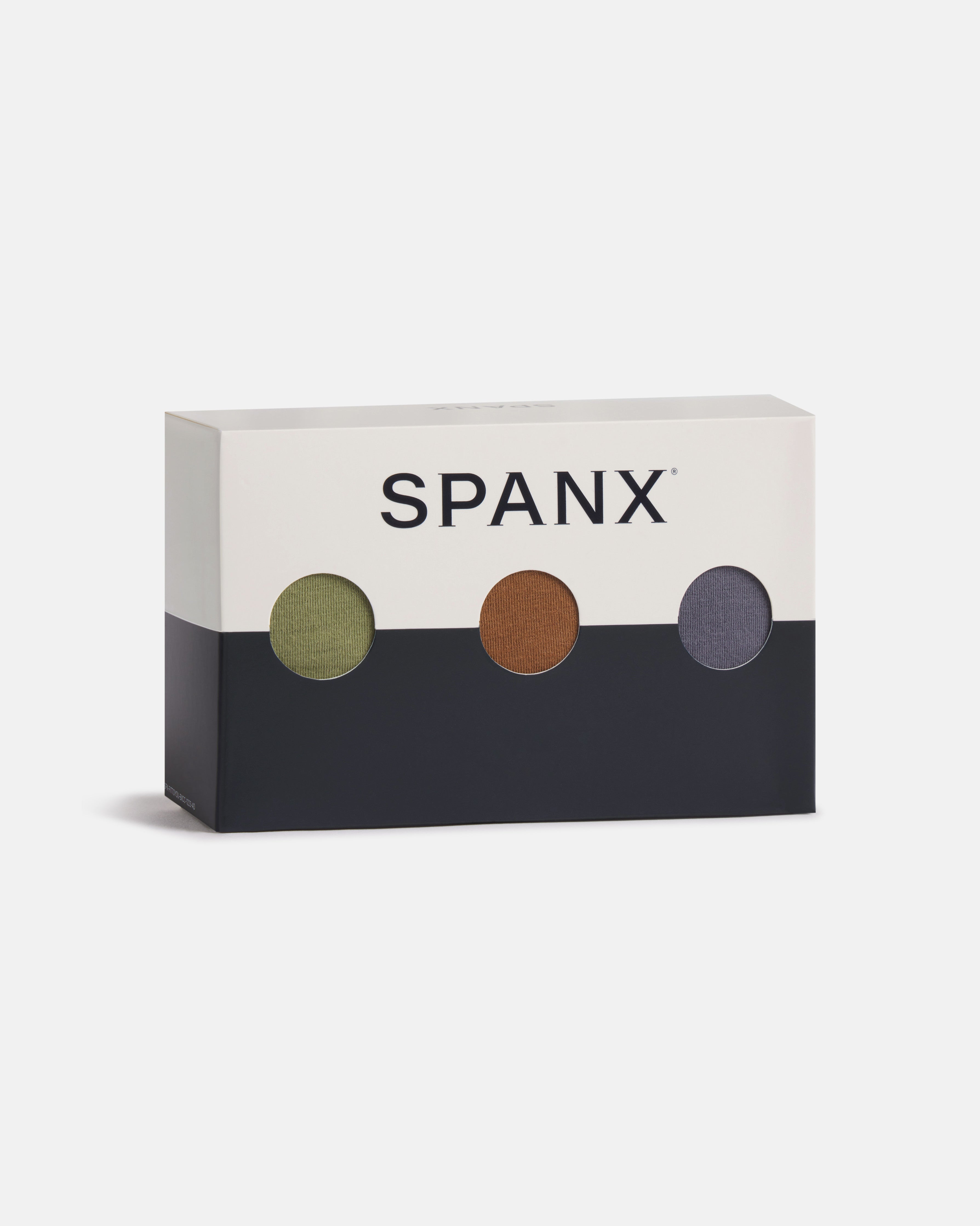 SPANXsmooth™ Fit-To-You Supima® Cotton Bikini 3-Pack  Olive Leaf/Walnut/Earth Stone