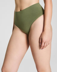 SPANXshape™ ExtraOrdinary Supima® Cotton Thong  Olive Leaf