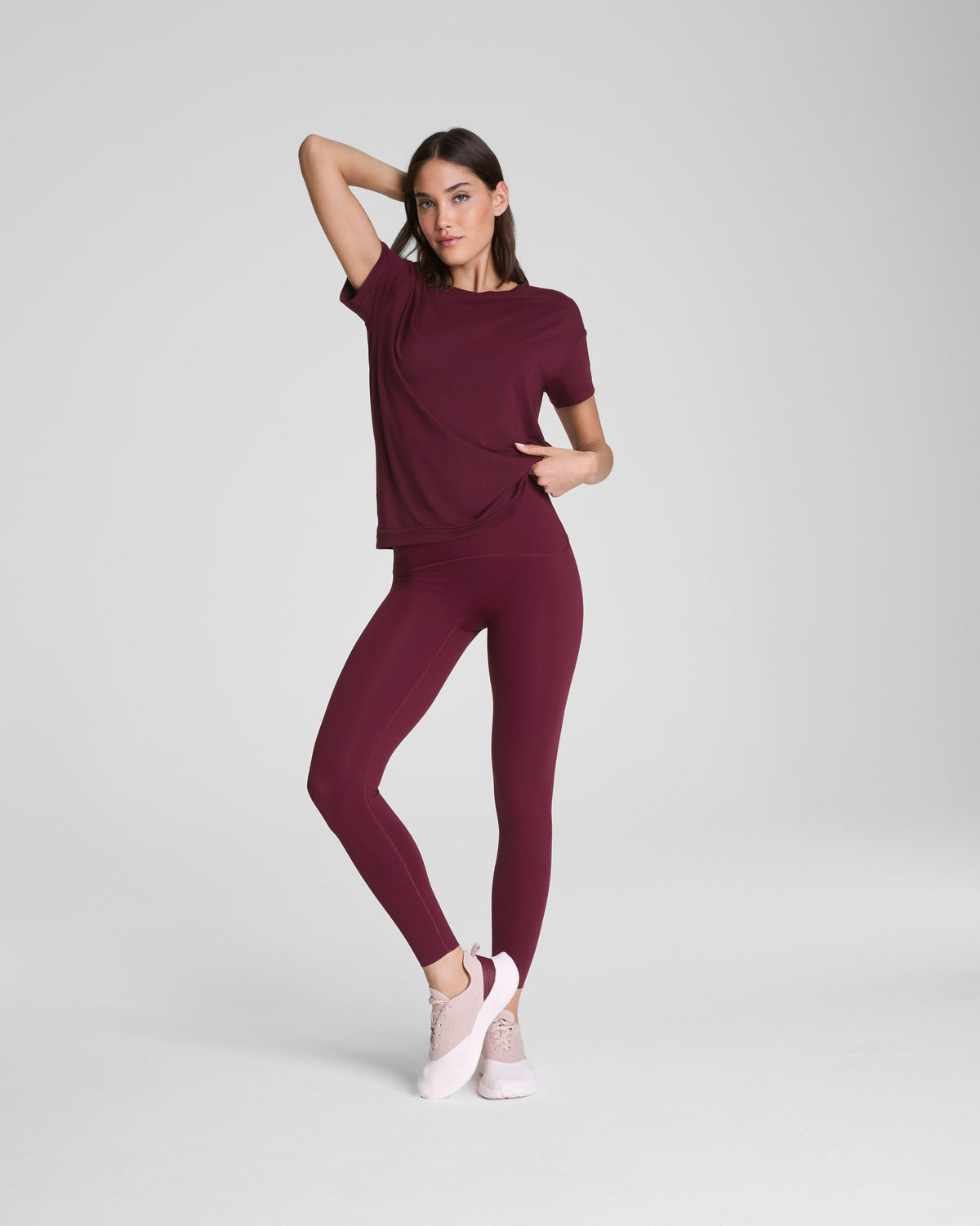 SPANXshape™ Booty Boost® Full Length Leggings  Plum Berry