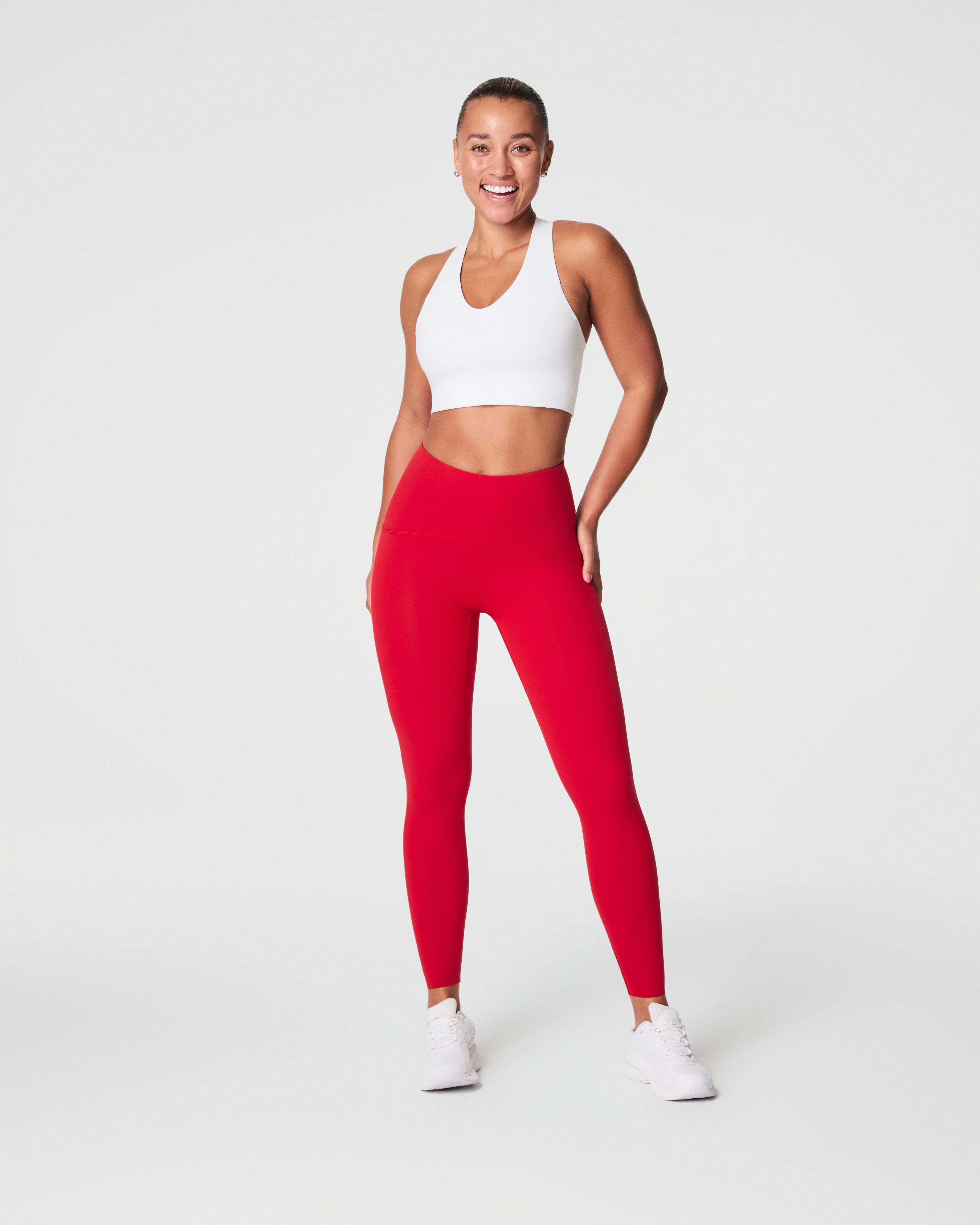 SPANXshape™ Booty Boost® Full-Length Leggings | SPANX® Red