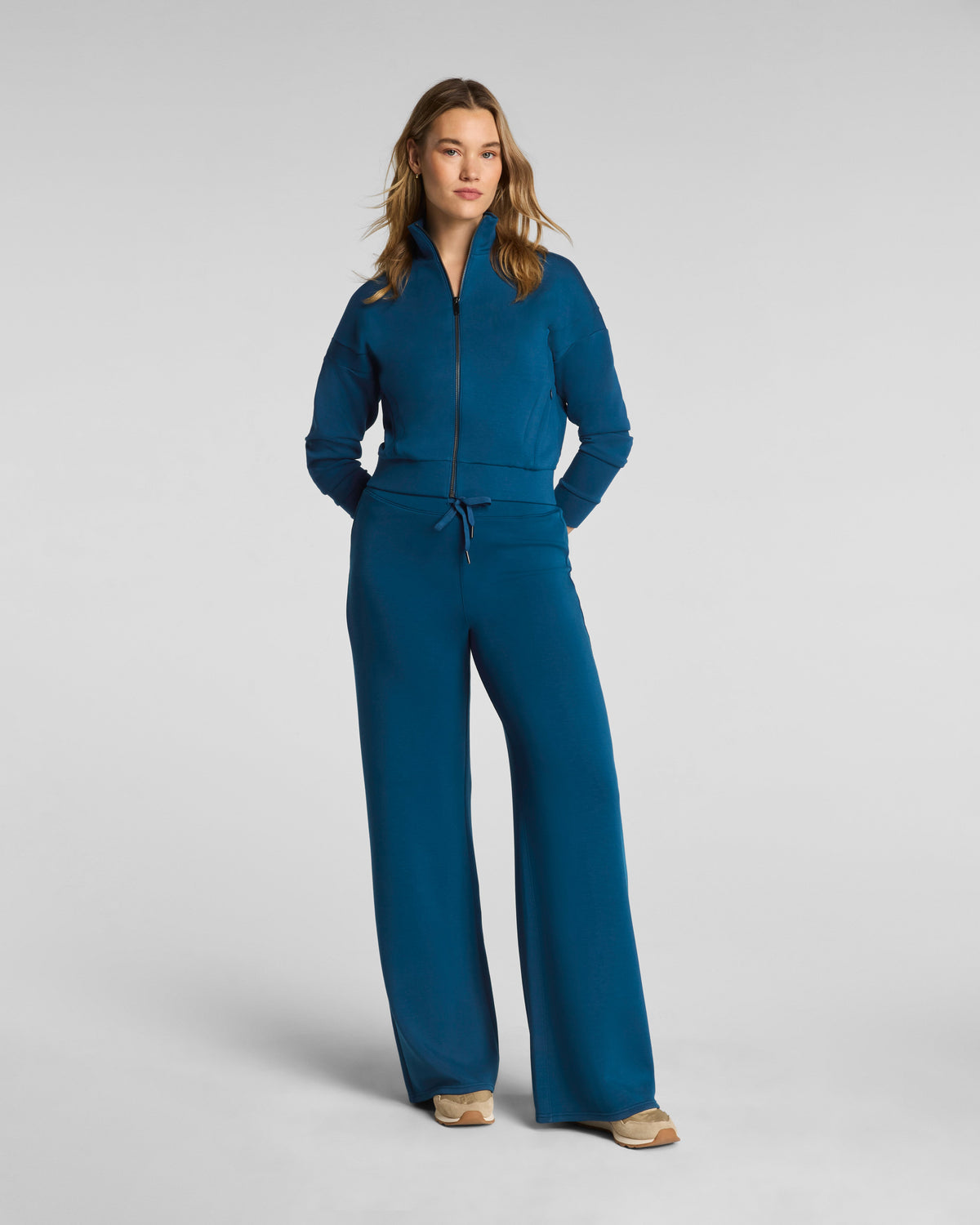 SPANX AirEssentials® Wide Leg Pant | Deep Cove