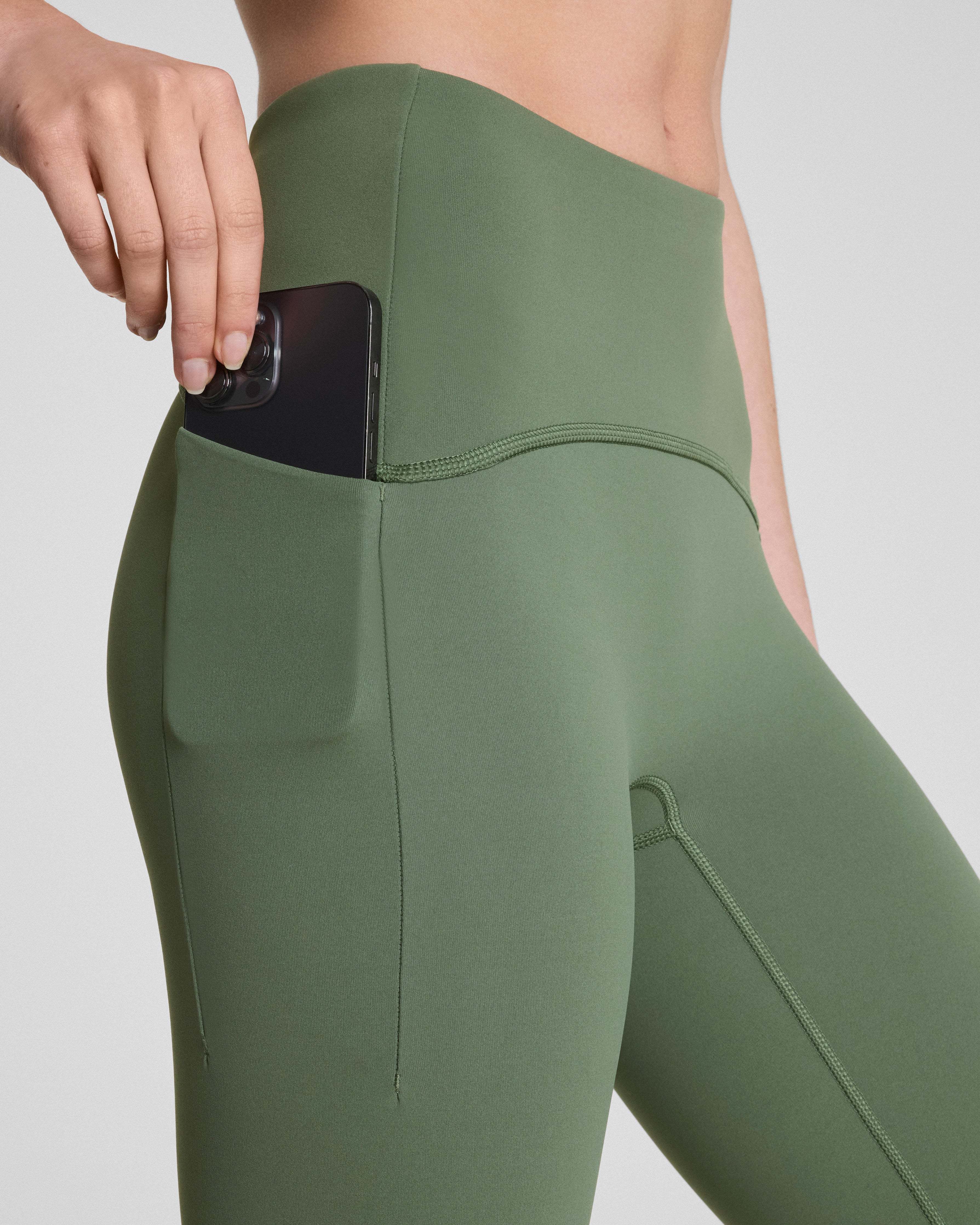 SPANXshape™ Booty Boost® Side Pocket Leggings | Eucalyptus