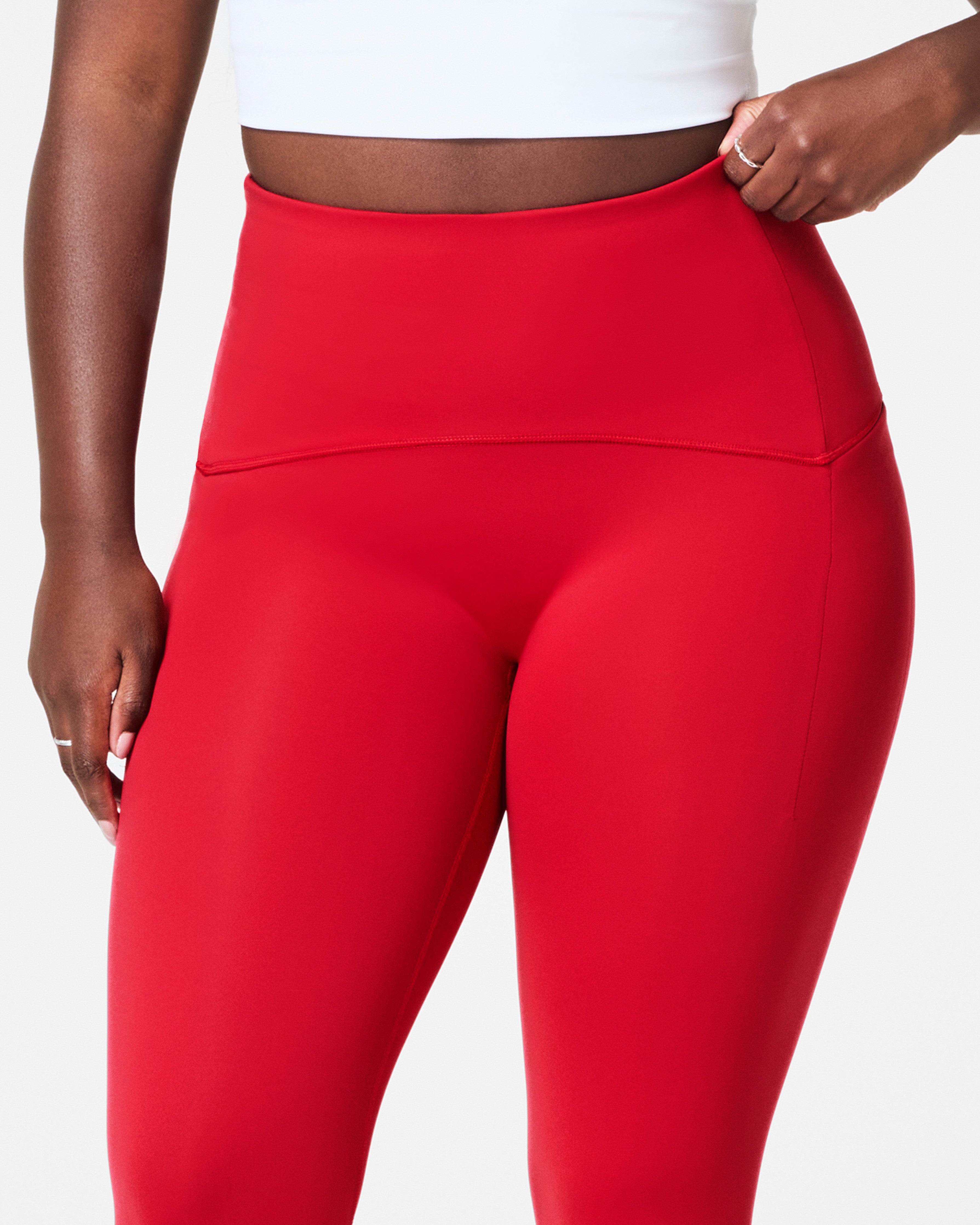 SPANXshape™ Booty Boost® Side Pocket Leggings | SPANX® Red
