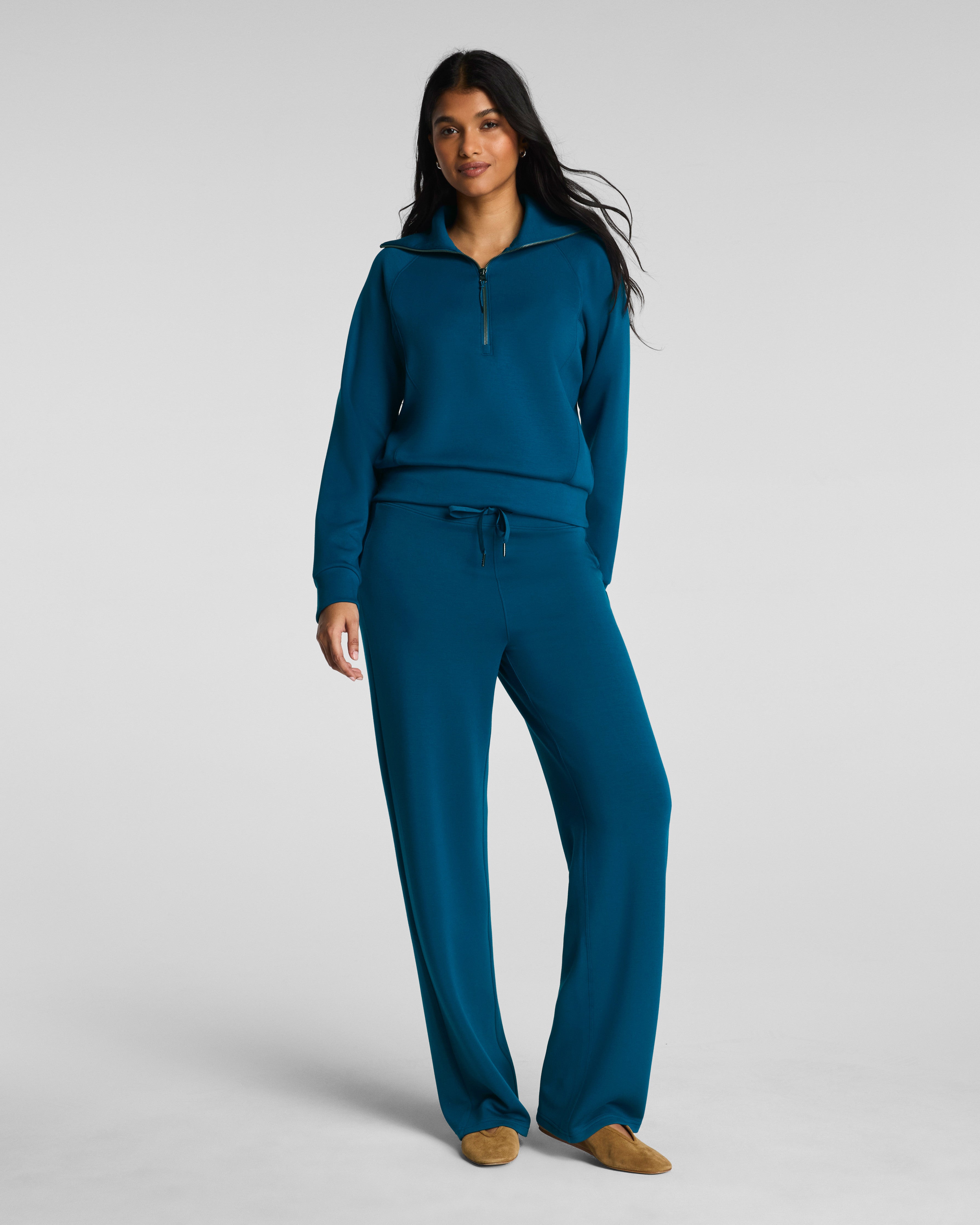 SPANX AirEssentials® Half Zip | Deep Cove
