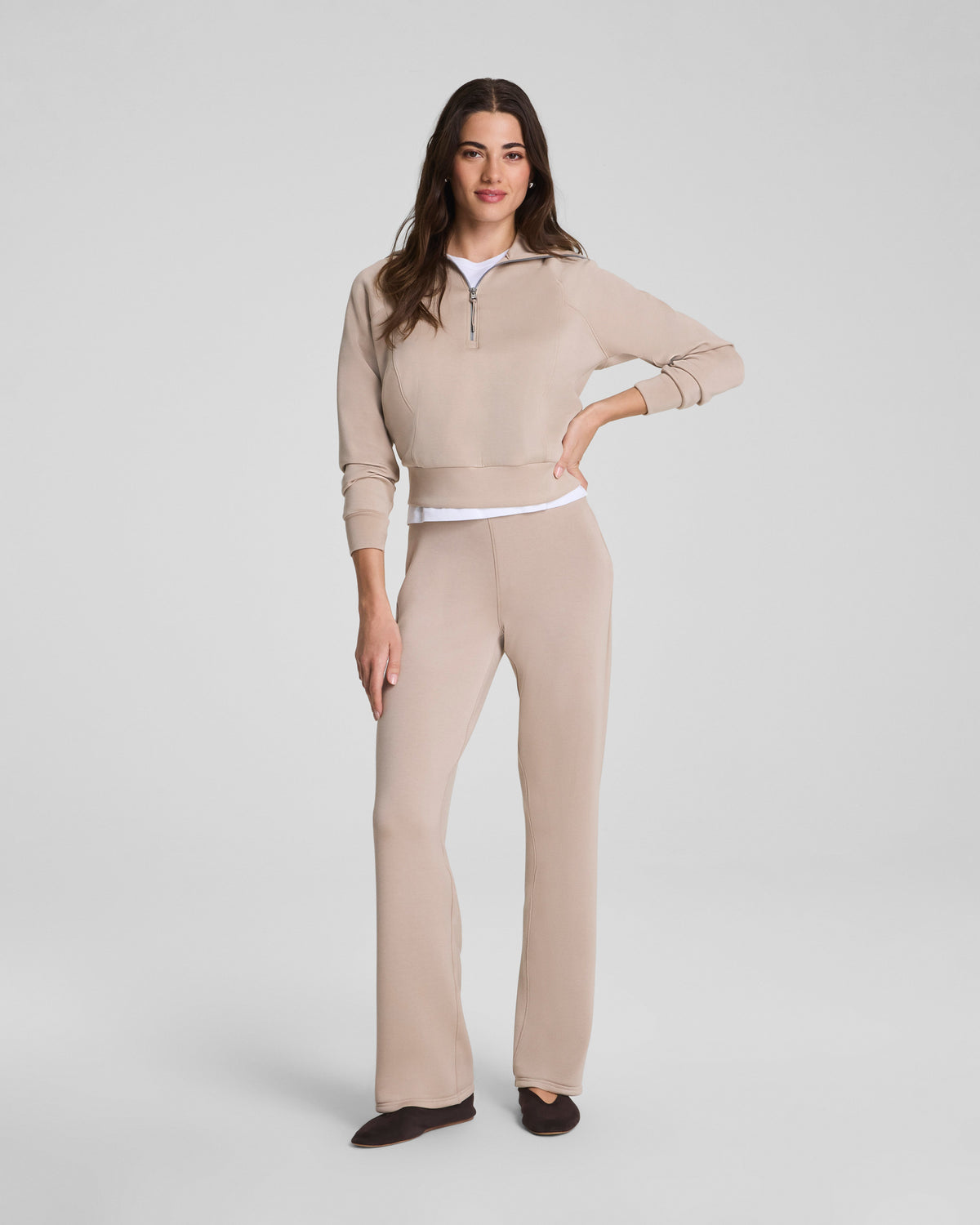 SPANX AirEssentials® Straight Leg Pant | Dune