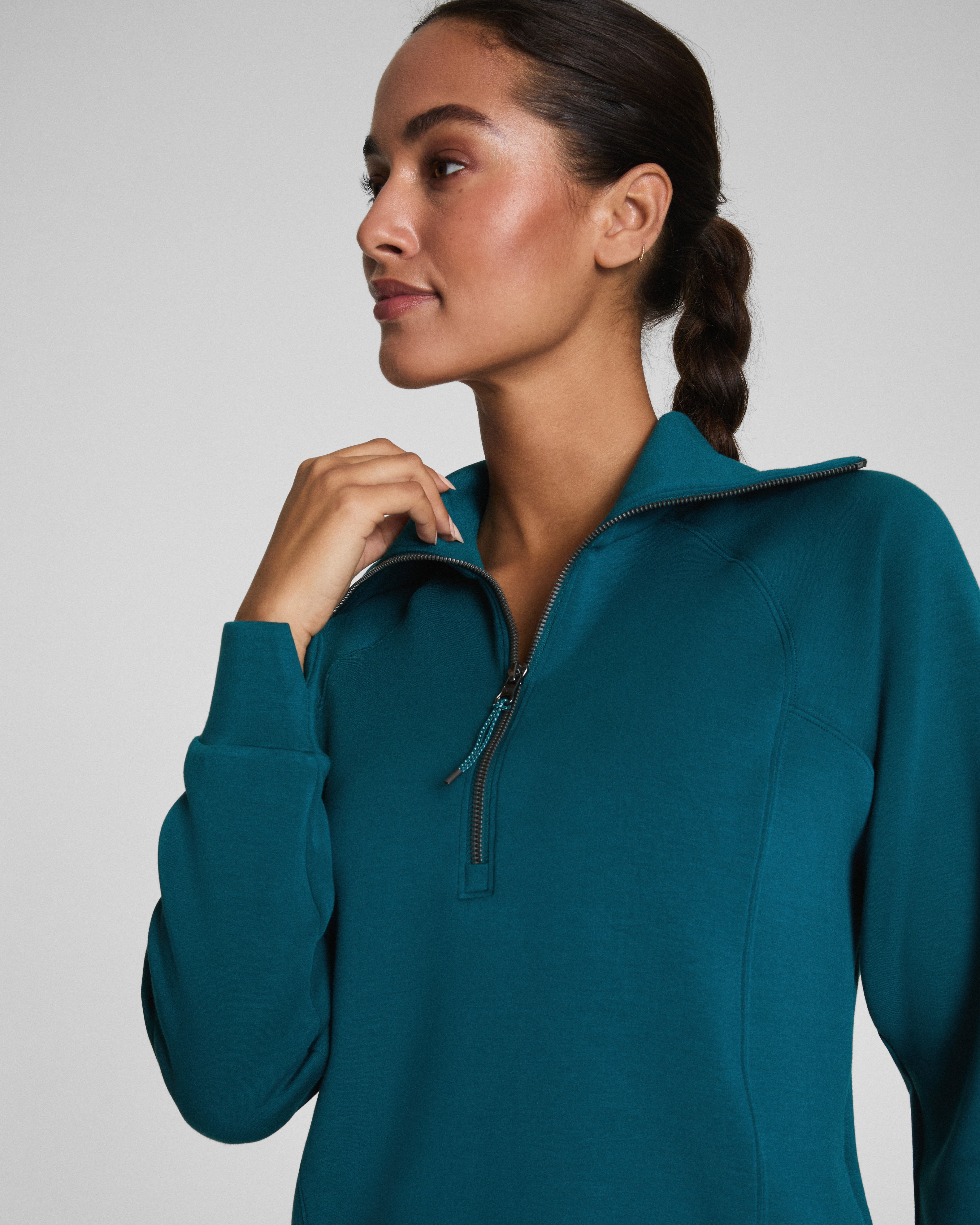 SPANX AirEssentials® Half Zip  Emerald Bay