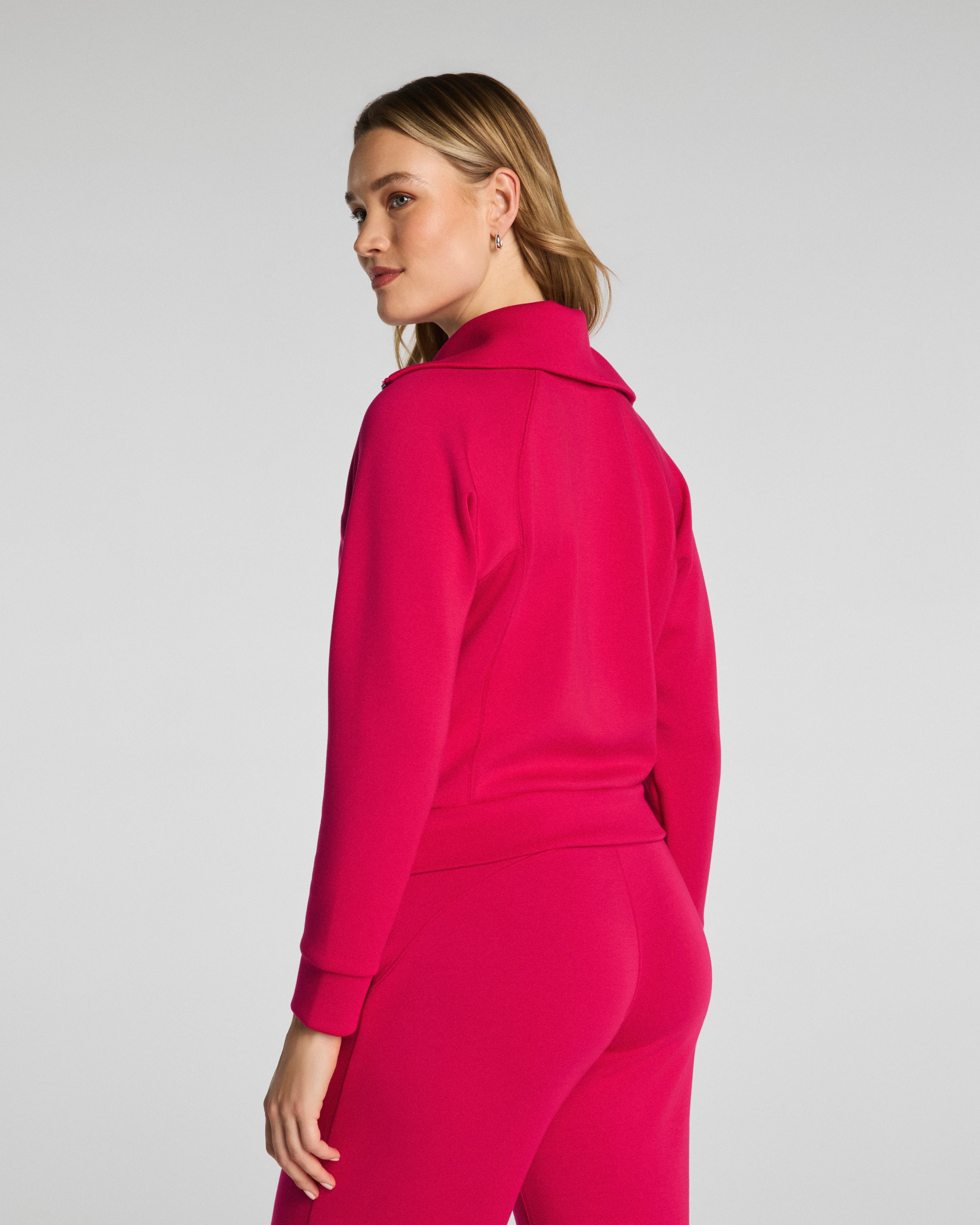SPANX AirEssentials® Half Zip | Fuchsia