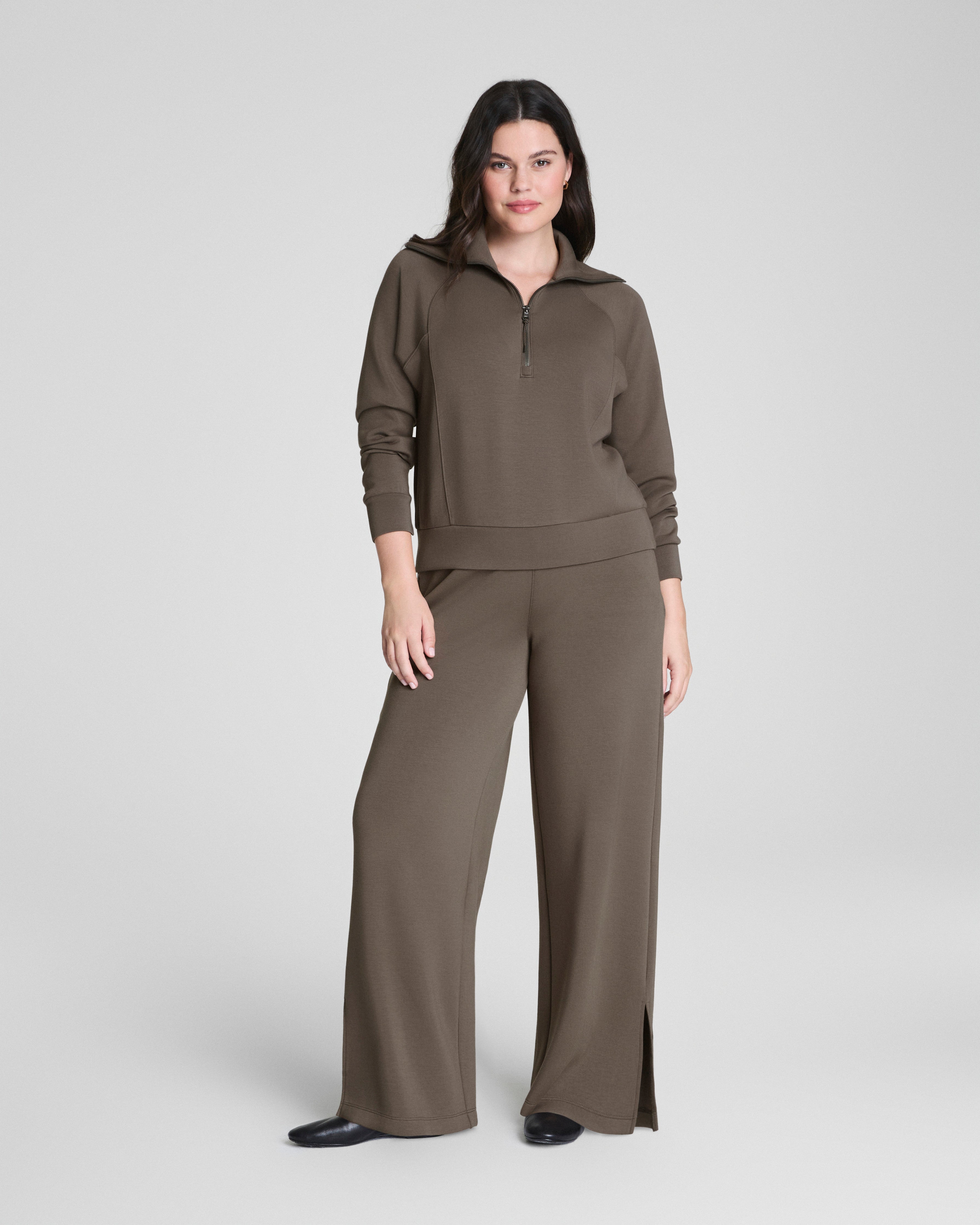 SPANX AirEssentials® Half Zip  Mineral
