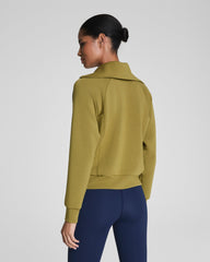 SPANX AirEssentials® Half Zip  Olivine