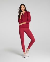 SPANX AirEssentials® Half Zip  Red Merlot