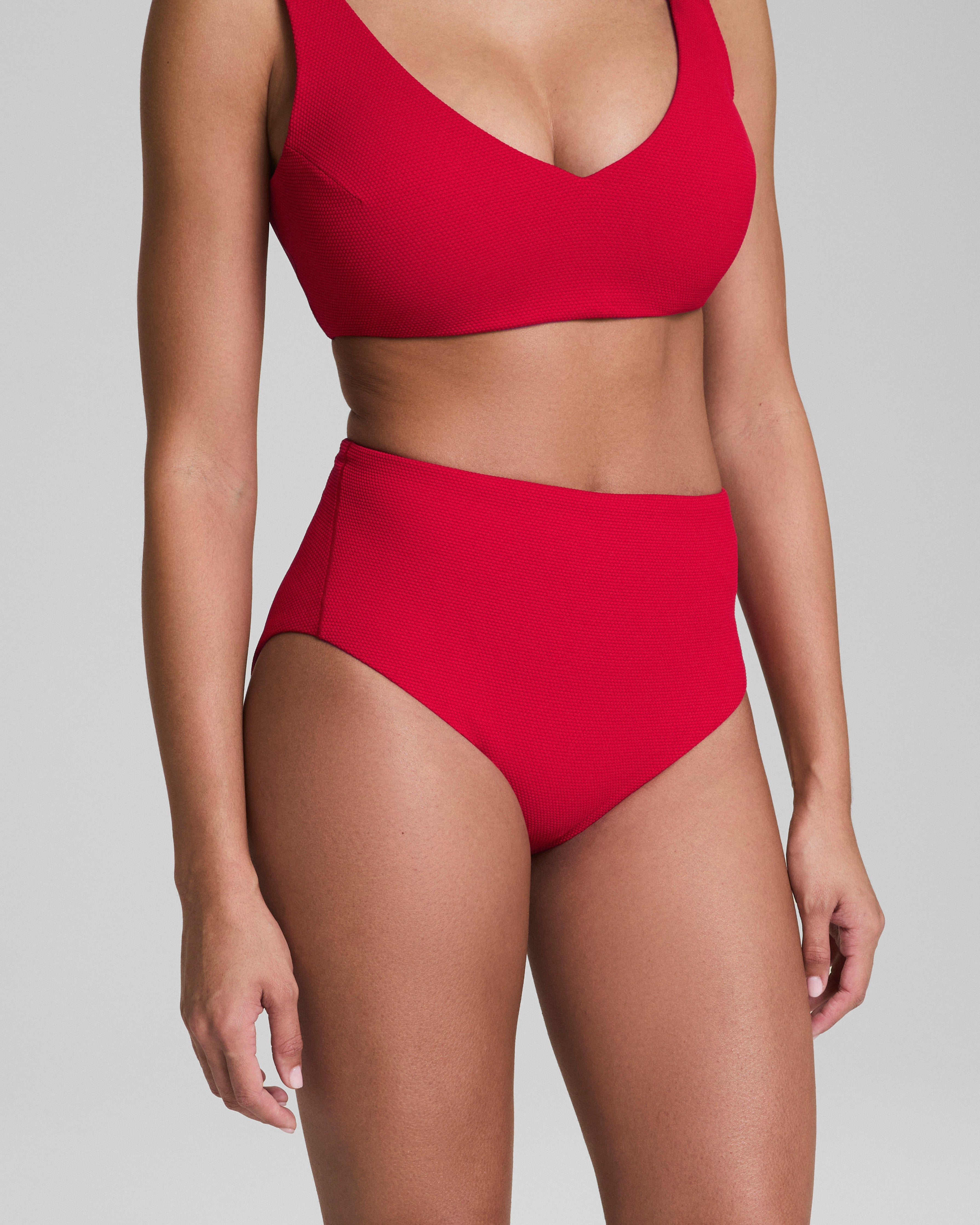 SPANXshape™ Swim Pique Hi-Rise Cheeky Bottom