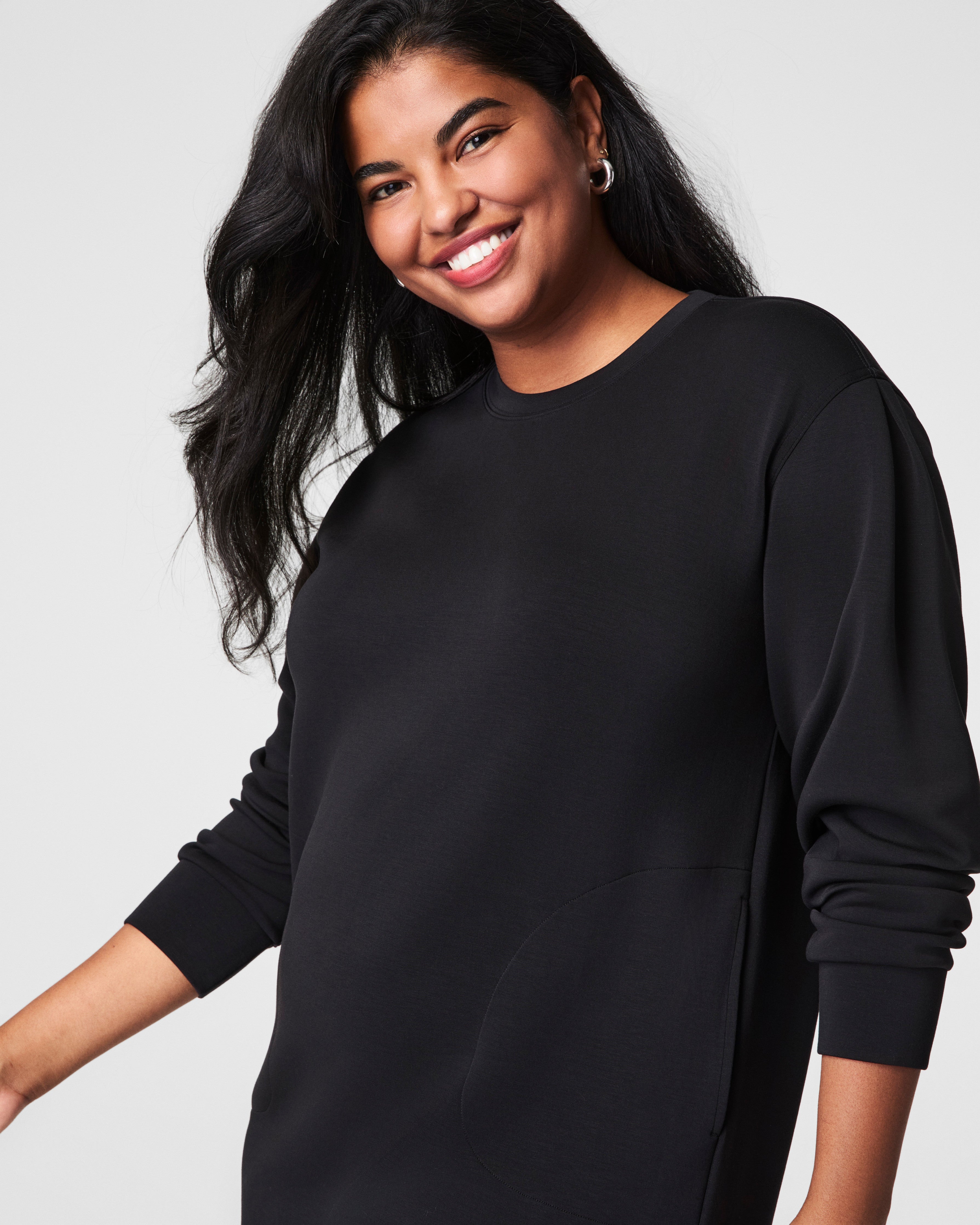 SPANX® AirEssentials Crewneck Dress  Very Black