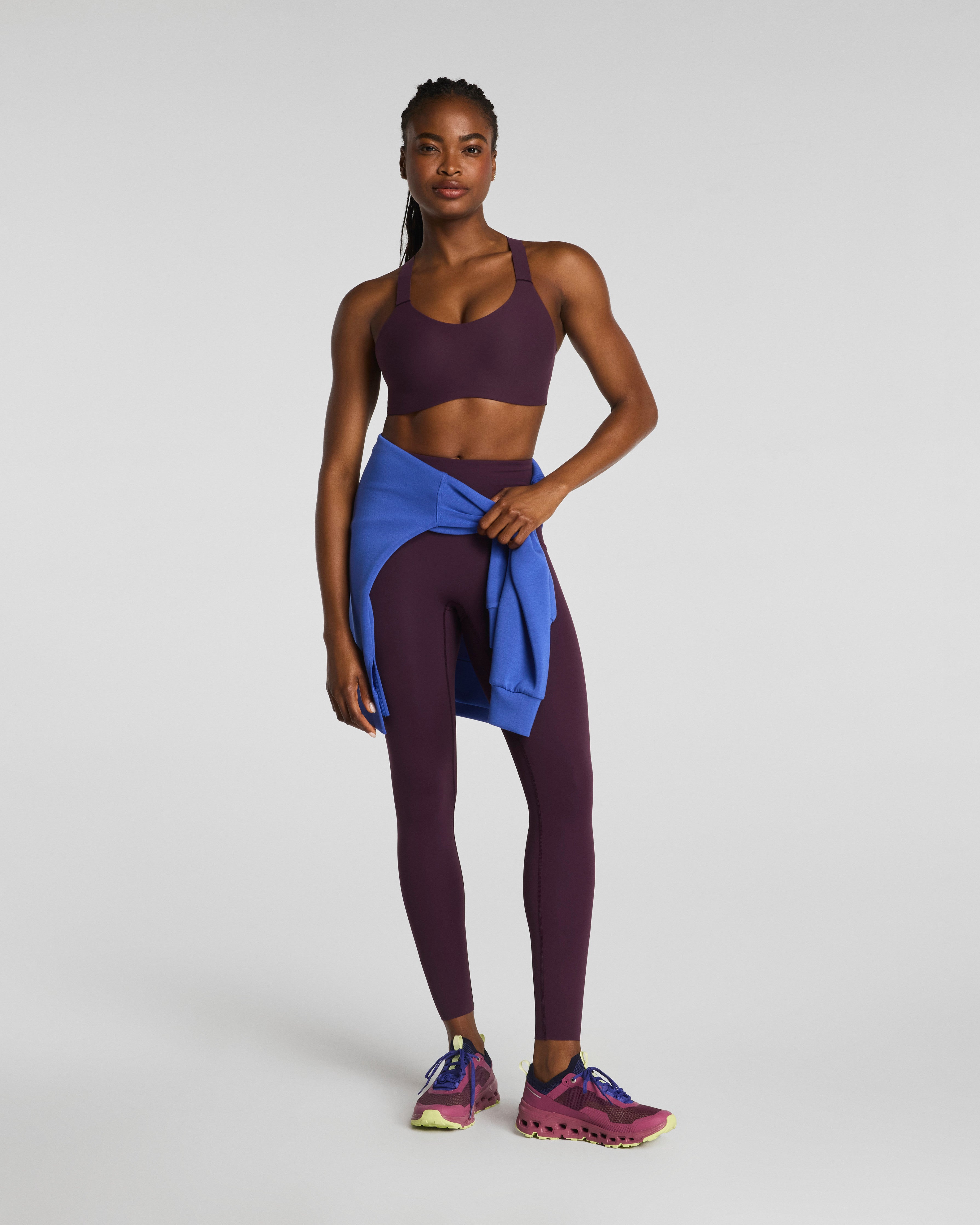 SPANX® BoostUp Medium Impact Sports Bra | Blackberry