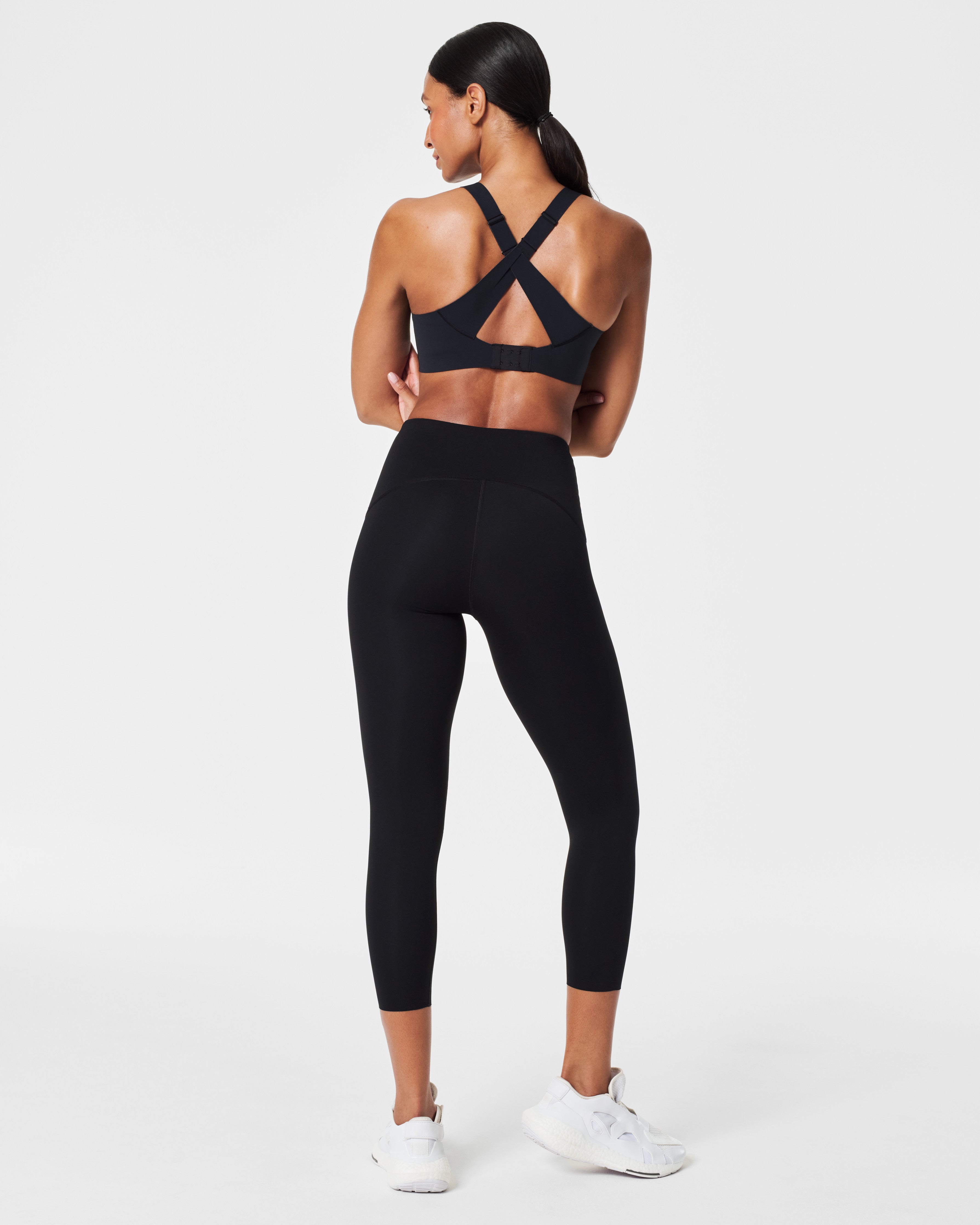 SPANX® BoostUp Medium Impact Sports Bra | Very Black