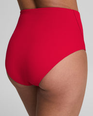 SPANXshape™ Swim Pique Ultra Hi-Rise Cheeky Bottom  Spanx Red