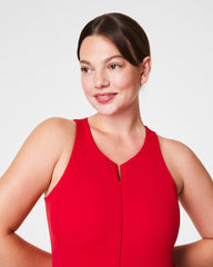 SPANXshape™ Get Moving Zip Front Dress  Spanx Red