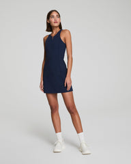 SPANXshape™ Get Moving Zip Front Dress  Timeless Navy