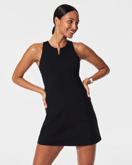 SPANXshape™ Get Moving Zip Front Dress  Very Black