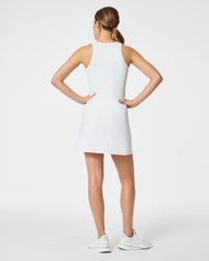 SPANXshape™ Get Moving Zip Front Dress  Vivid White