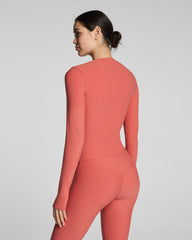 SPANX® OnForm Long Sleeve Top | Clay