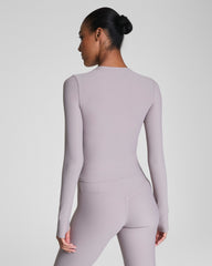 SPANX® OnForm Long Sleeve Top | Coastal Fog